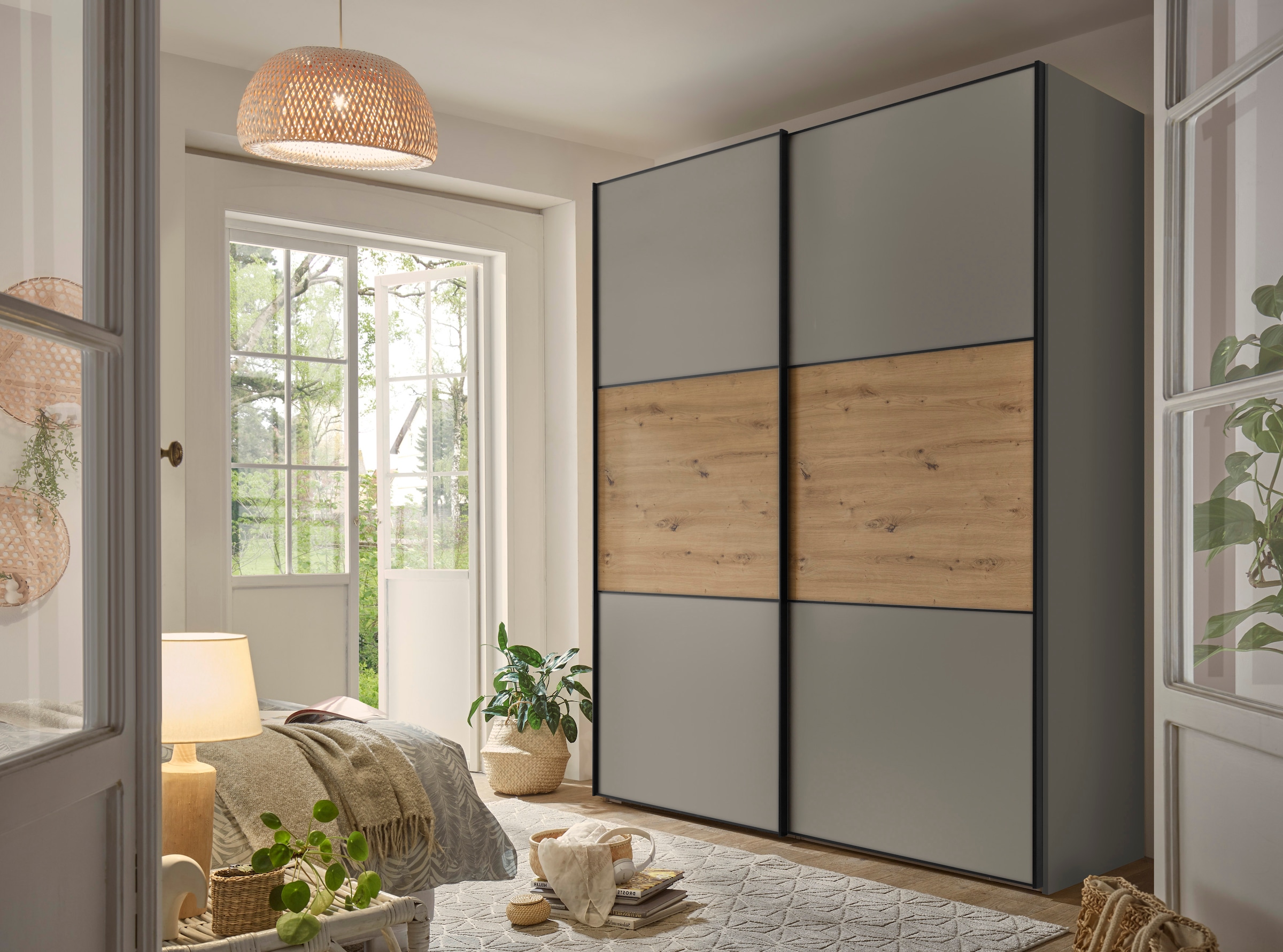 STAUD Schwebetürenschrank »Includo, Made in Germany« Mit vier verschiedenen Ausstattungsvarianten