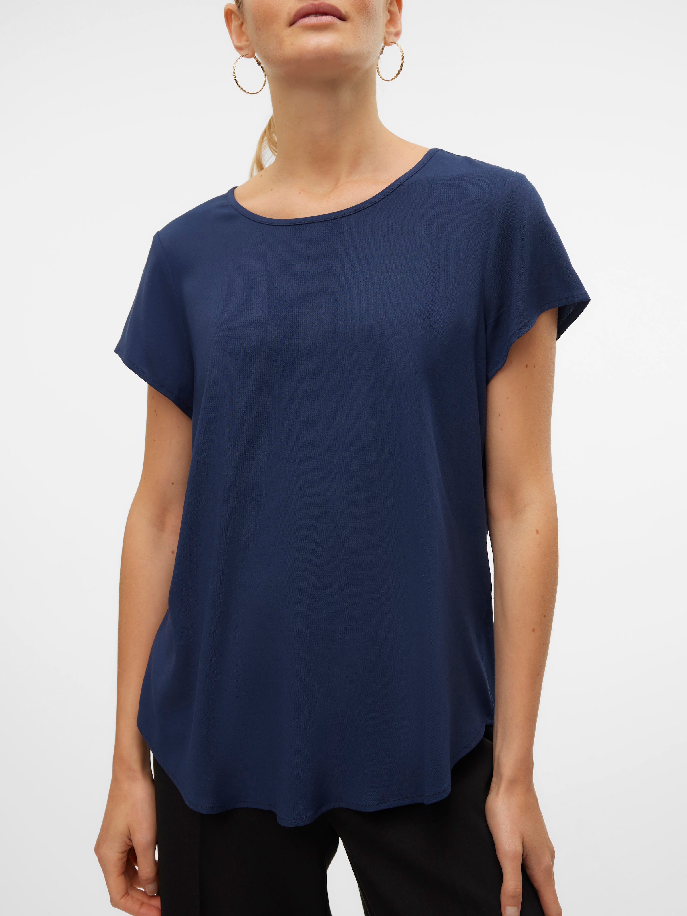 Vero Moda Blusenshirt »VMBELLA SS TOP WVN GA NOOS«