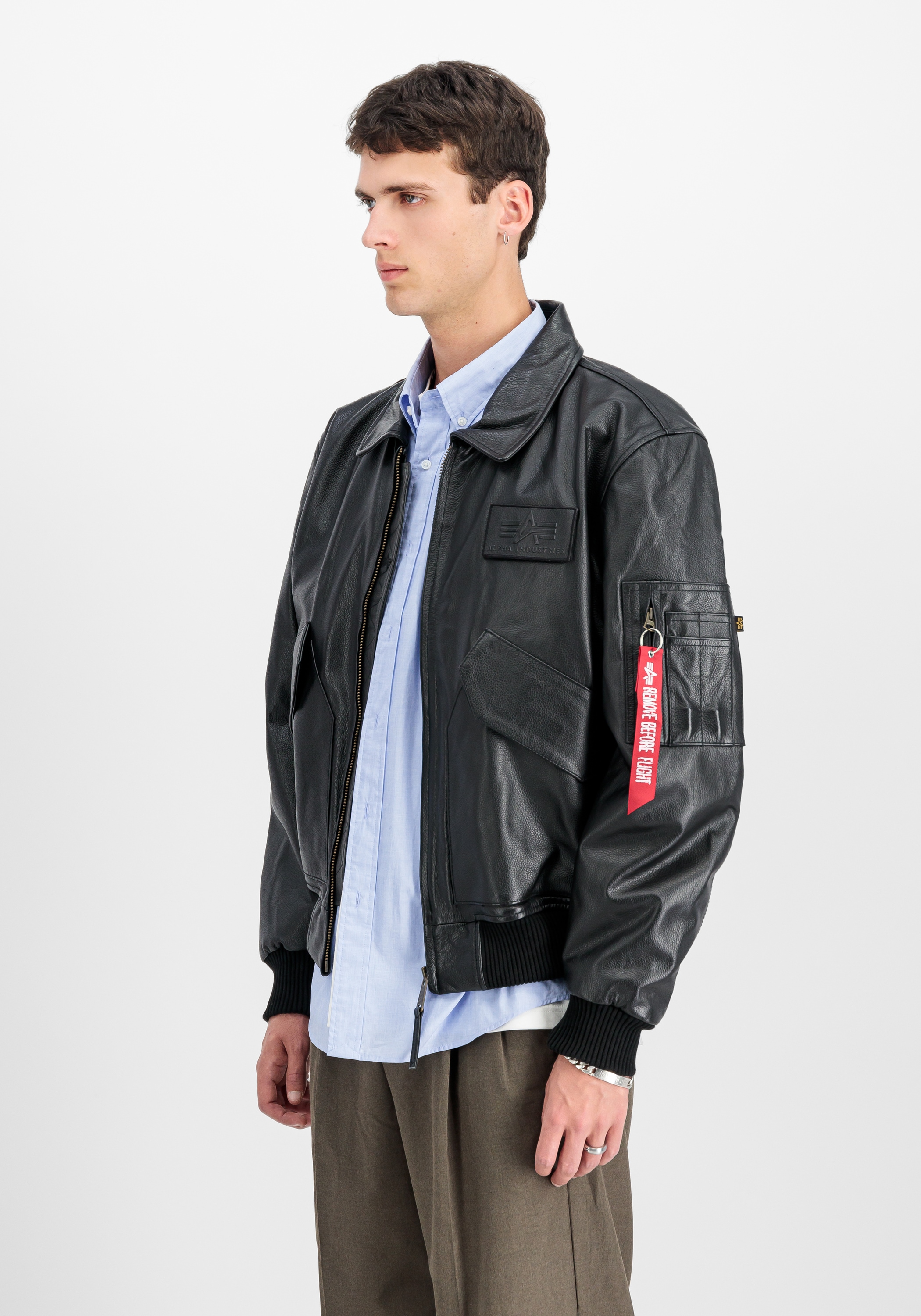 Alpha Industries Lederjacke »Alpha Industries Men - Leather & Vegan Jackets«