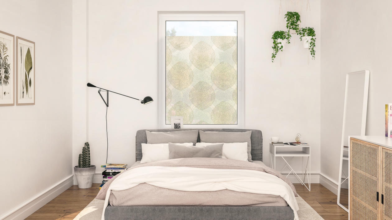 LICHTBLICK ORIGINAL Fensterfolie »Fensterfolie selbstklebend, Sichtschutz«, 1 St., blickdicht, glattstatisch haftend