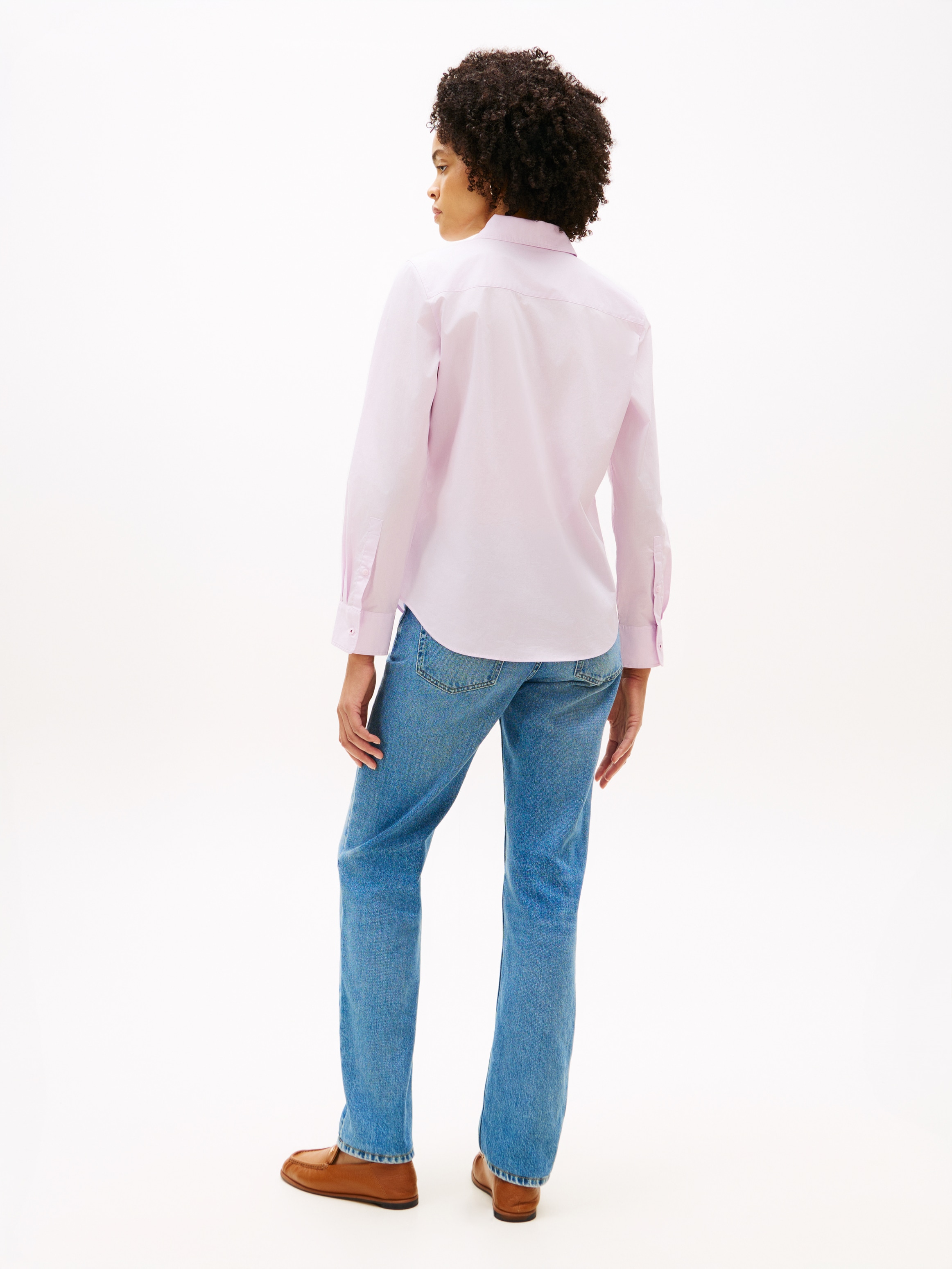 Tommy Hilfiger Hemdbluse »ESS POPLIN REGULAR SHIRT« Langarm, Regular Fit