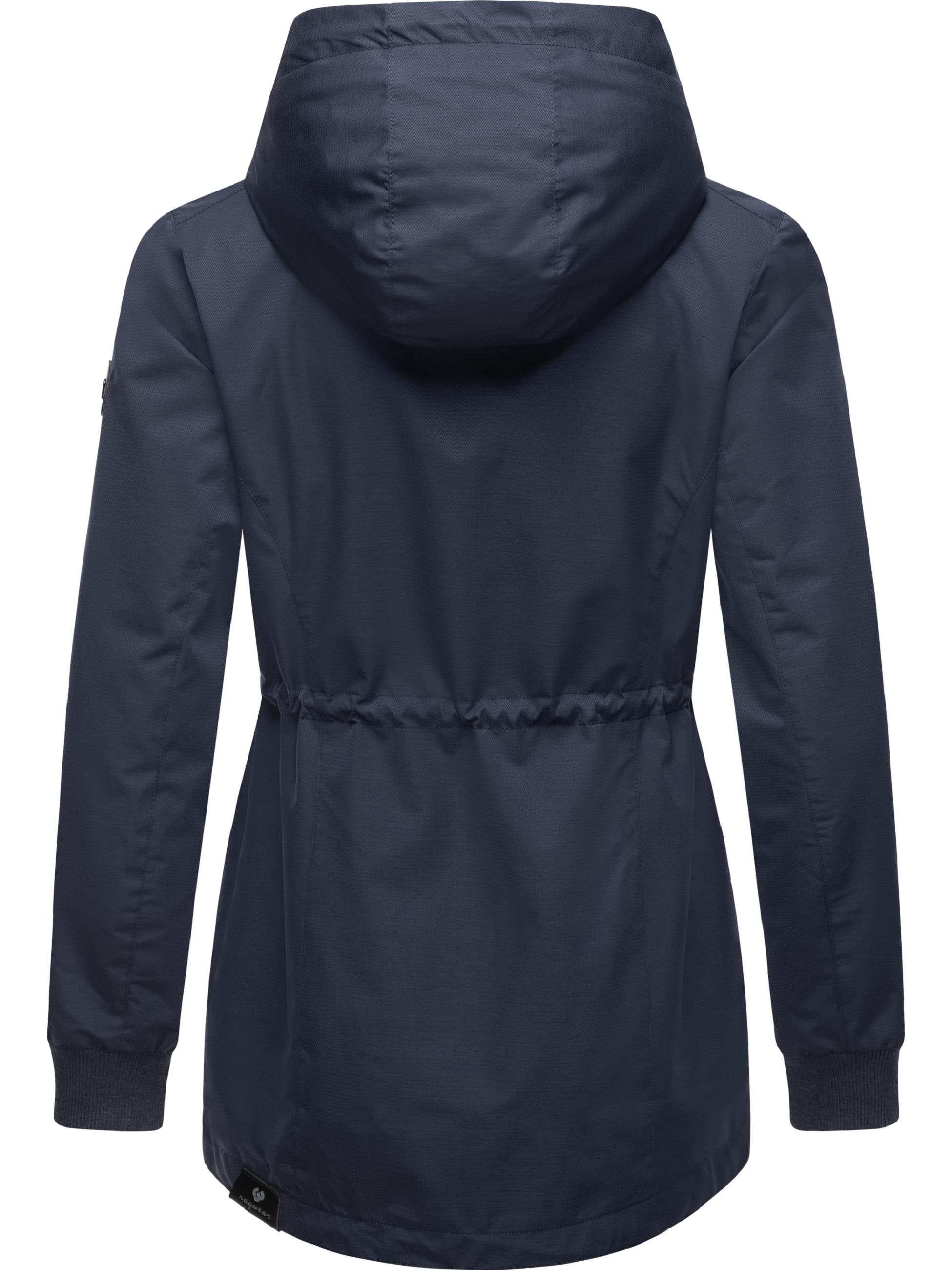 Ragwear Outdoorjacke »Übergangsjacke Dowey Tech«, mit Kapuze, stylische wasserdichte Übergangsjacke mit großer Kapuze