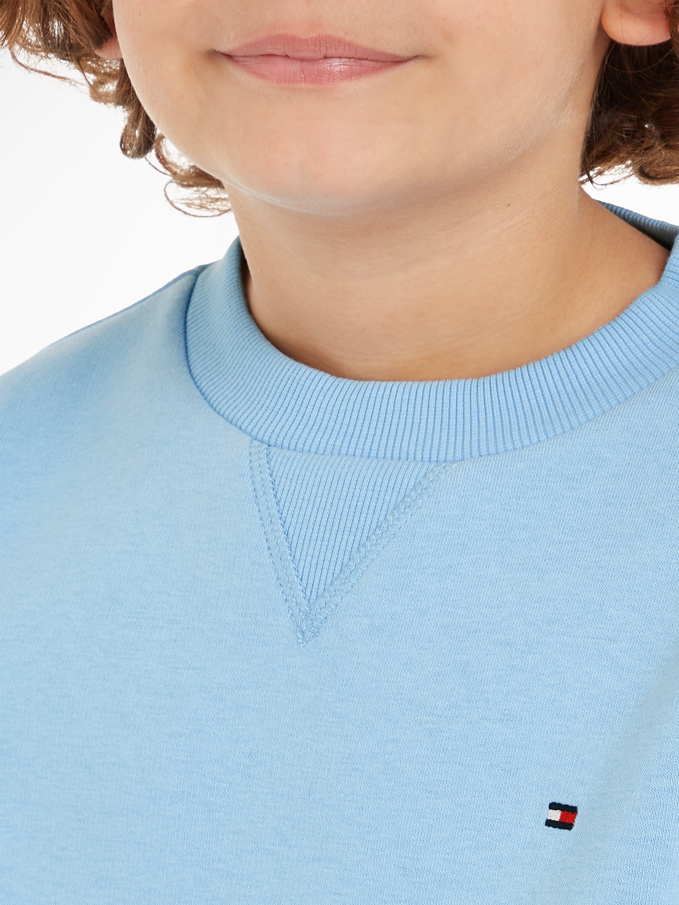 Tommy Hilfiger Sweatshirt »U TIMELESS SWEATSHIRT«, Babys bis 2 Jahre, Logostickerei, Rundhals