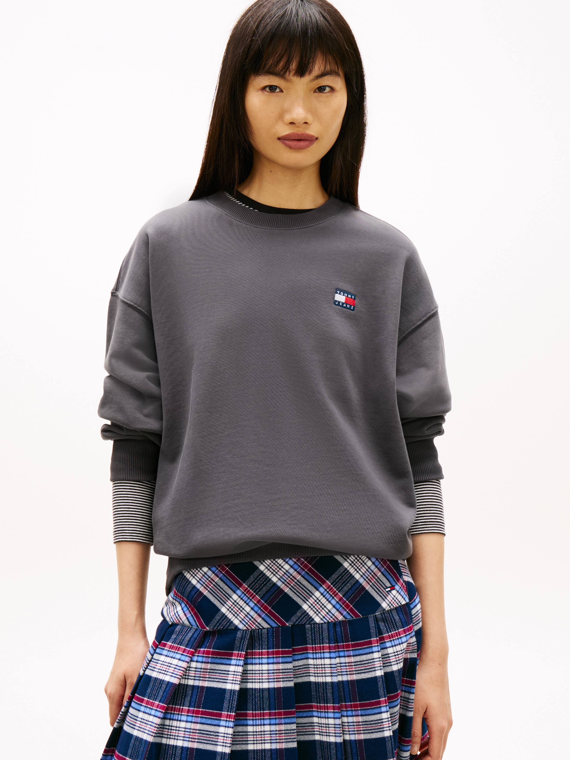Tommy Jeans Sweatshirt »TJ  BADGE CREW«, unisex, relaxed fit
