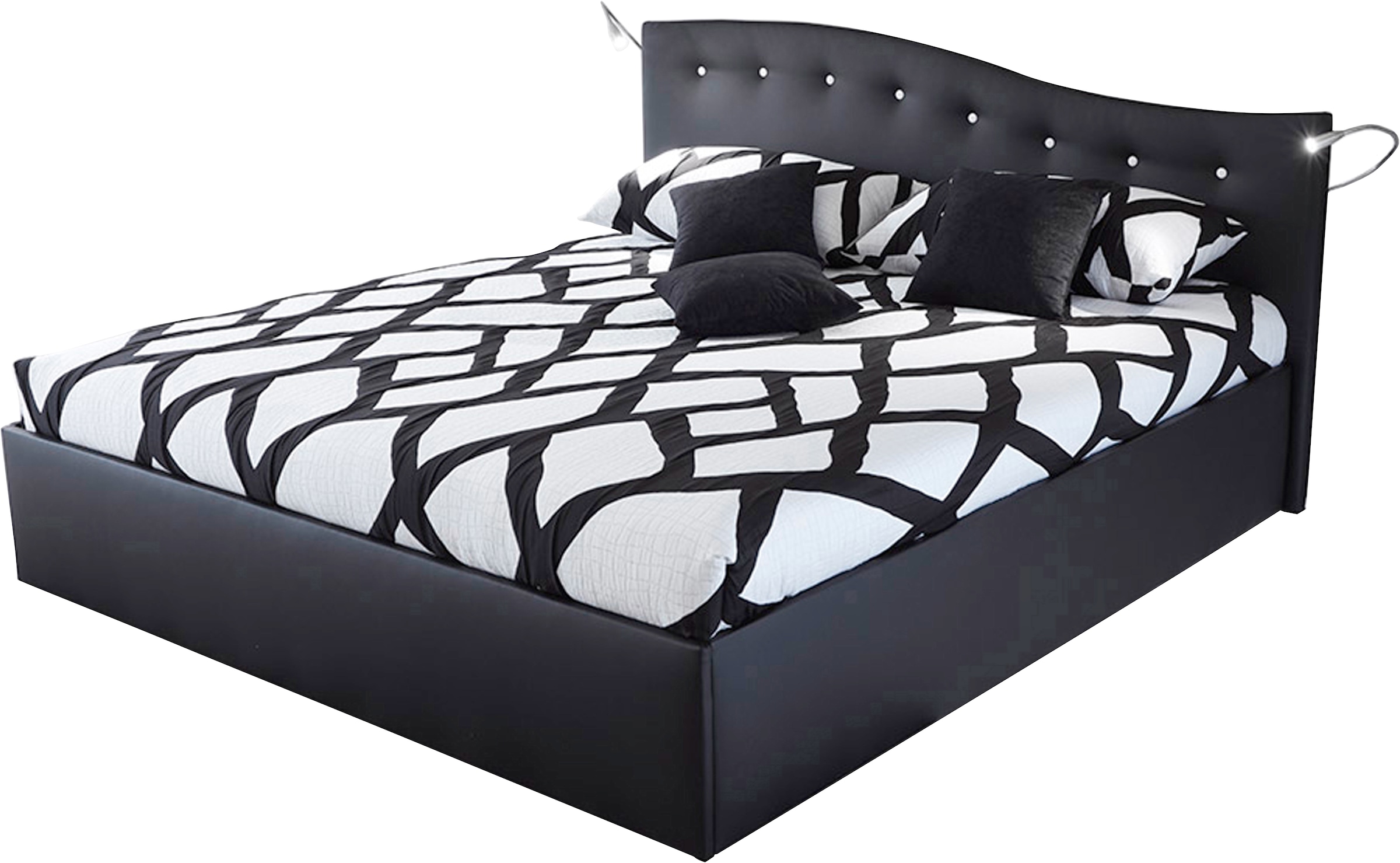 Westfalia Schlafkomfort Polsterbett »Castello in verschiedenen Härtegraden und Größen« wahlweise mit oder ohne Bettkasten