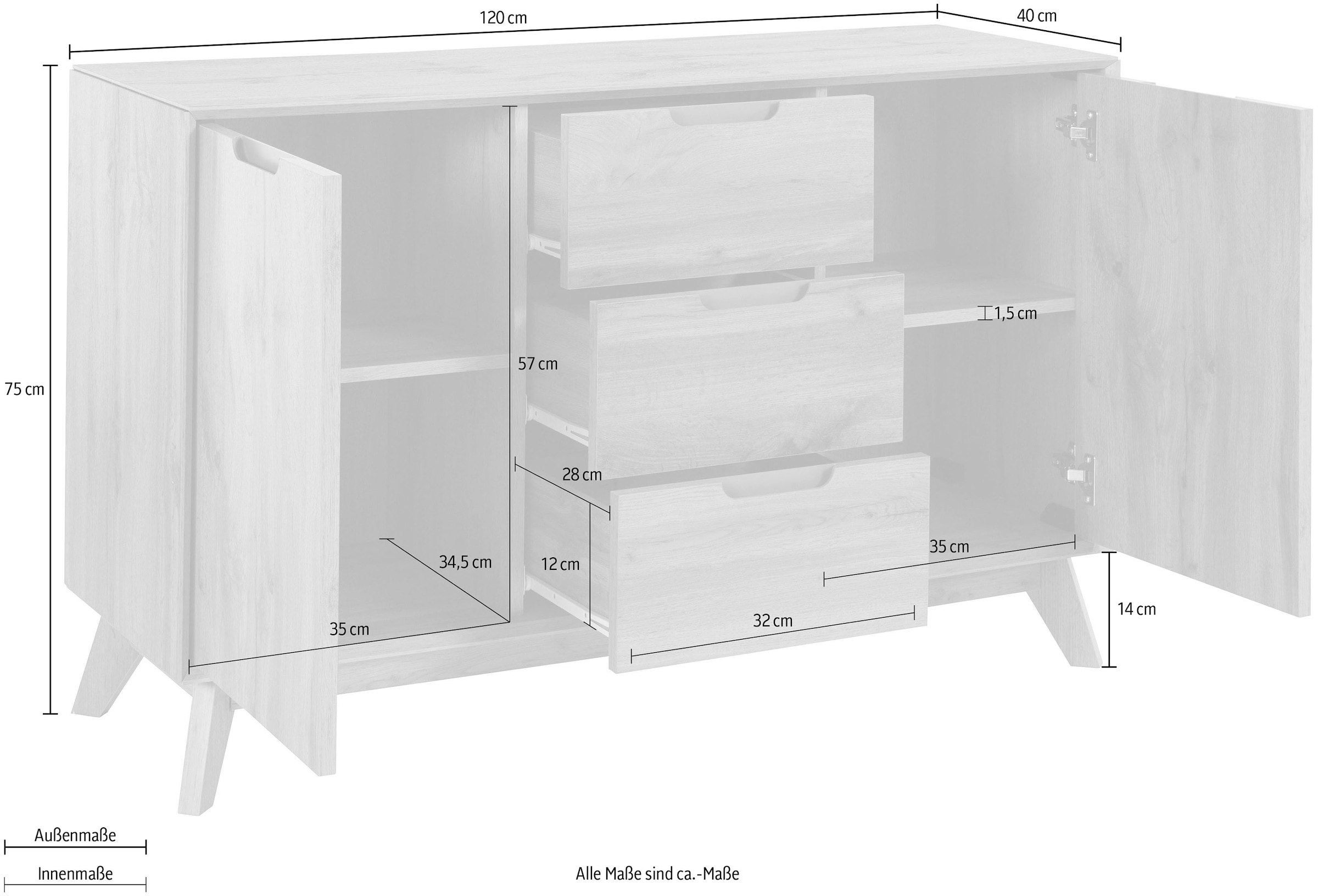 andas Sideboard »Pandrup«