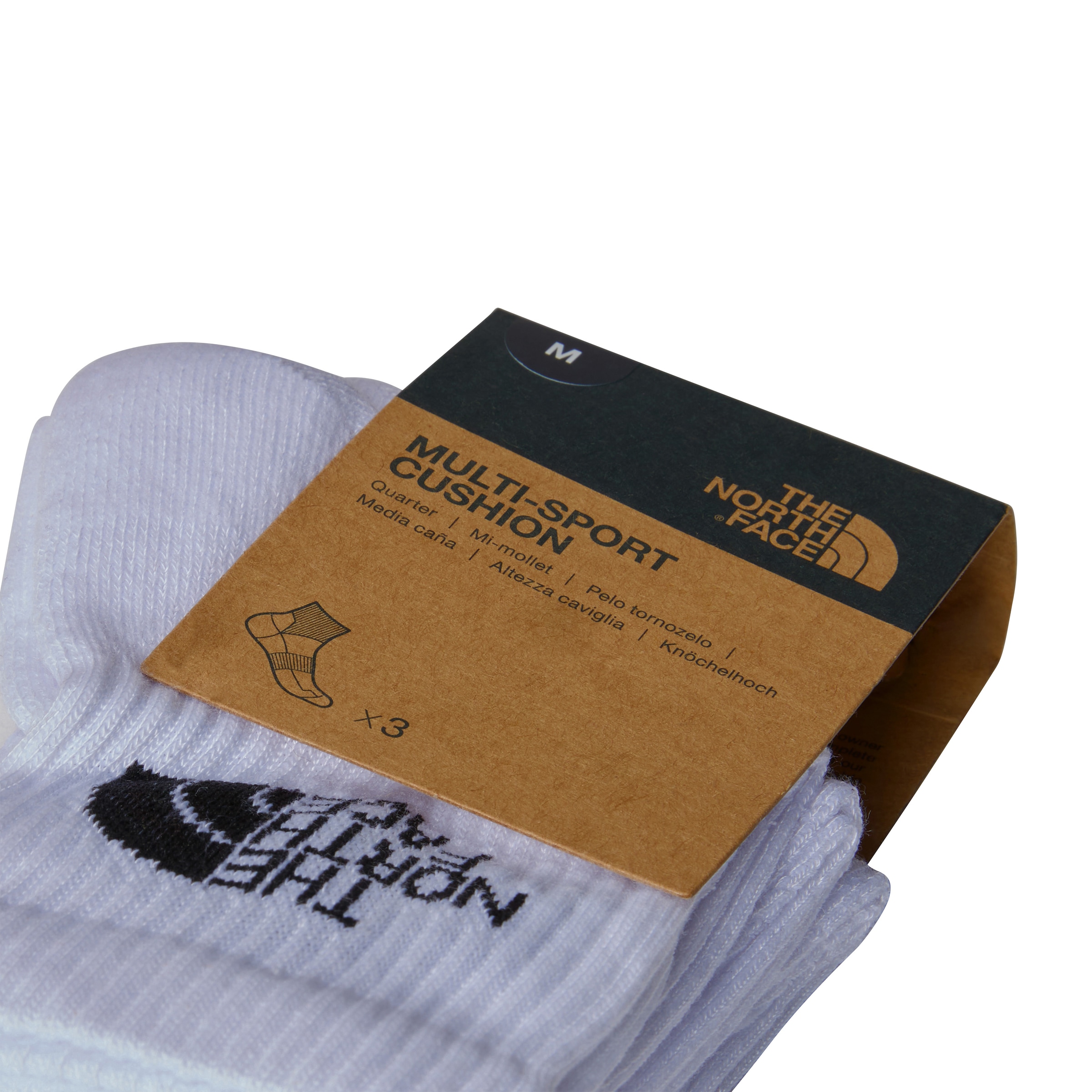 The North Face Sportsocken »MULTI SPORT CUSH QUARTER SOCK 3P«, (Packung, 3 Paar)