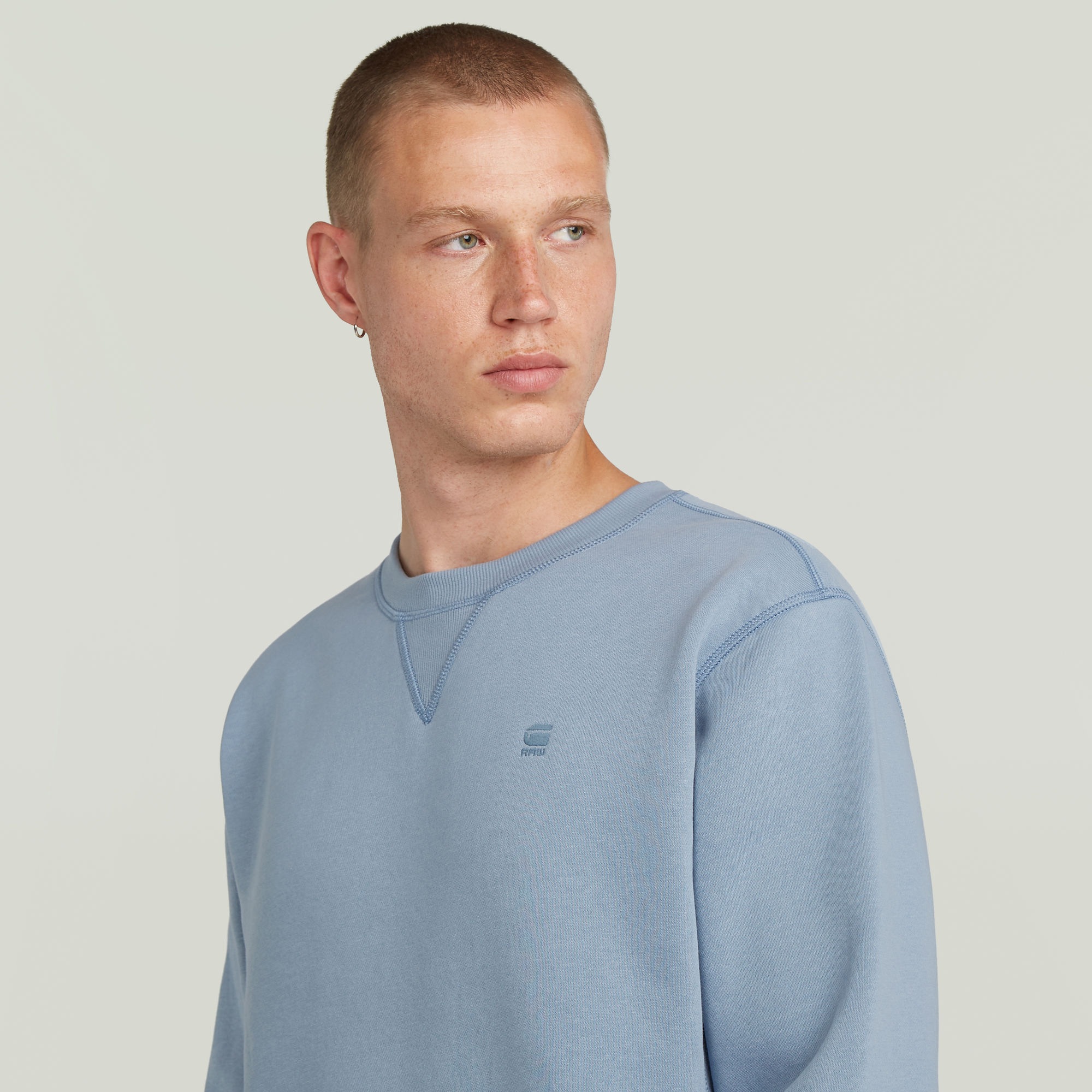 G-STAR Sweatshirt »Premium Core Pacior Sweat«, mit Ripp-Seiteneinsätzen