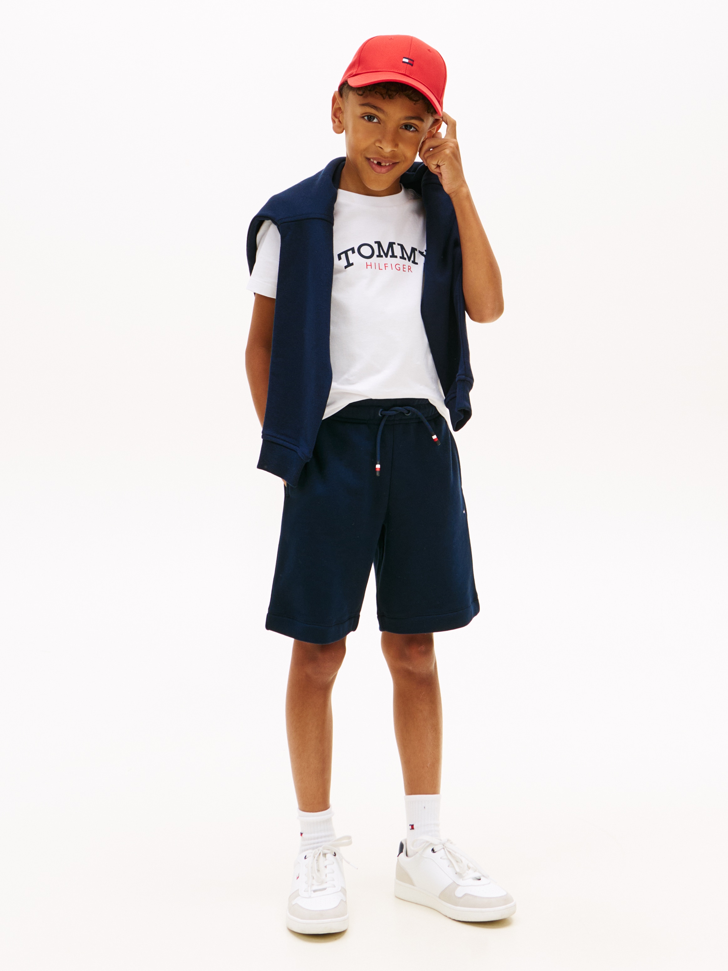 Tommy Hilfiger Shirt & Shorts »MONOTYPE GRAPHIC TEE SHORT SET« Set,  Kinder bis 16 Jahre, Druck, regular fit