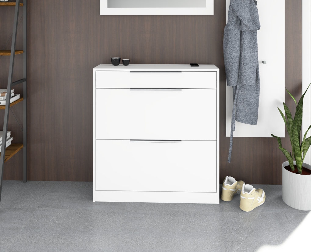 borchardt Möbel Schuhschrank »Oliva« Stehende Montage, Wandmontage & Glasböden unter Mehr aus der Serie