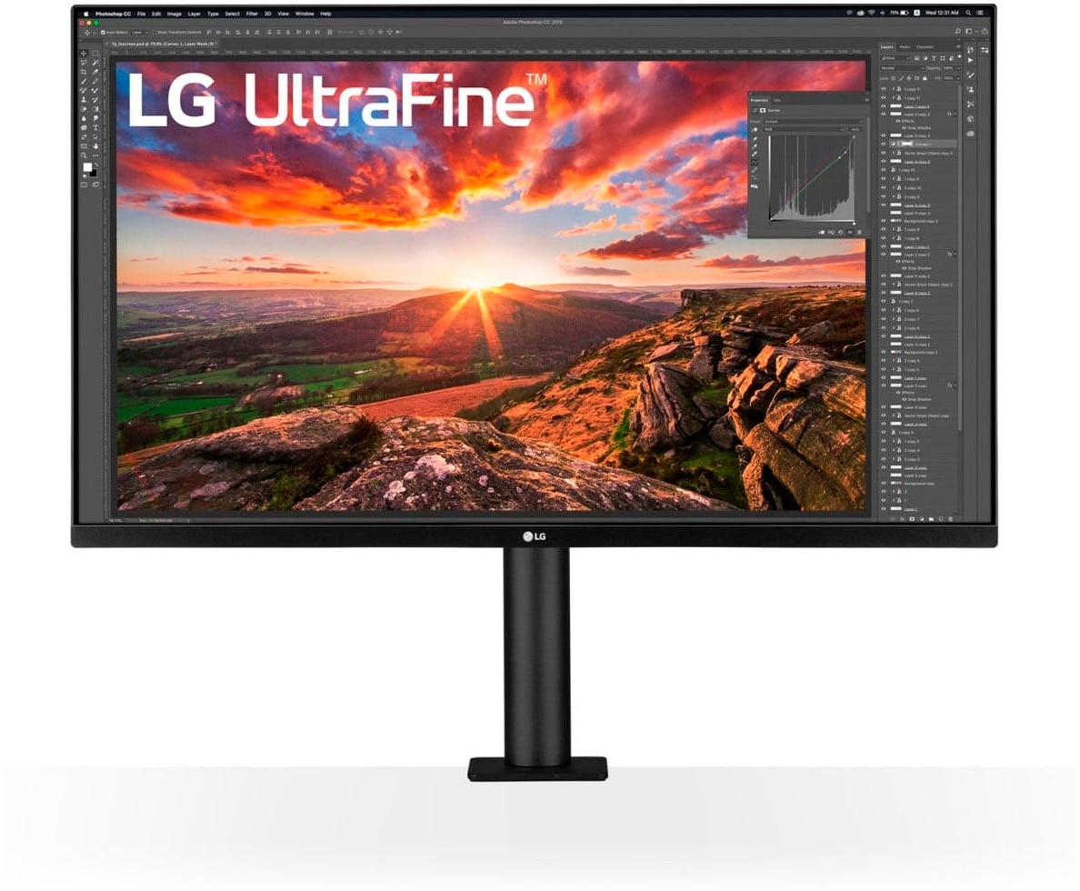 LG Ergo Monitor »32UN880K«, 80 cm/32 Zoll, 3840 x 2160 px, 4K Ultra HD, 5 ms Reaktionszeit, 60 Hz