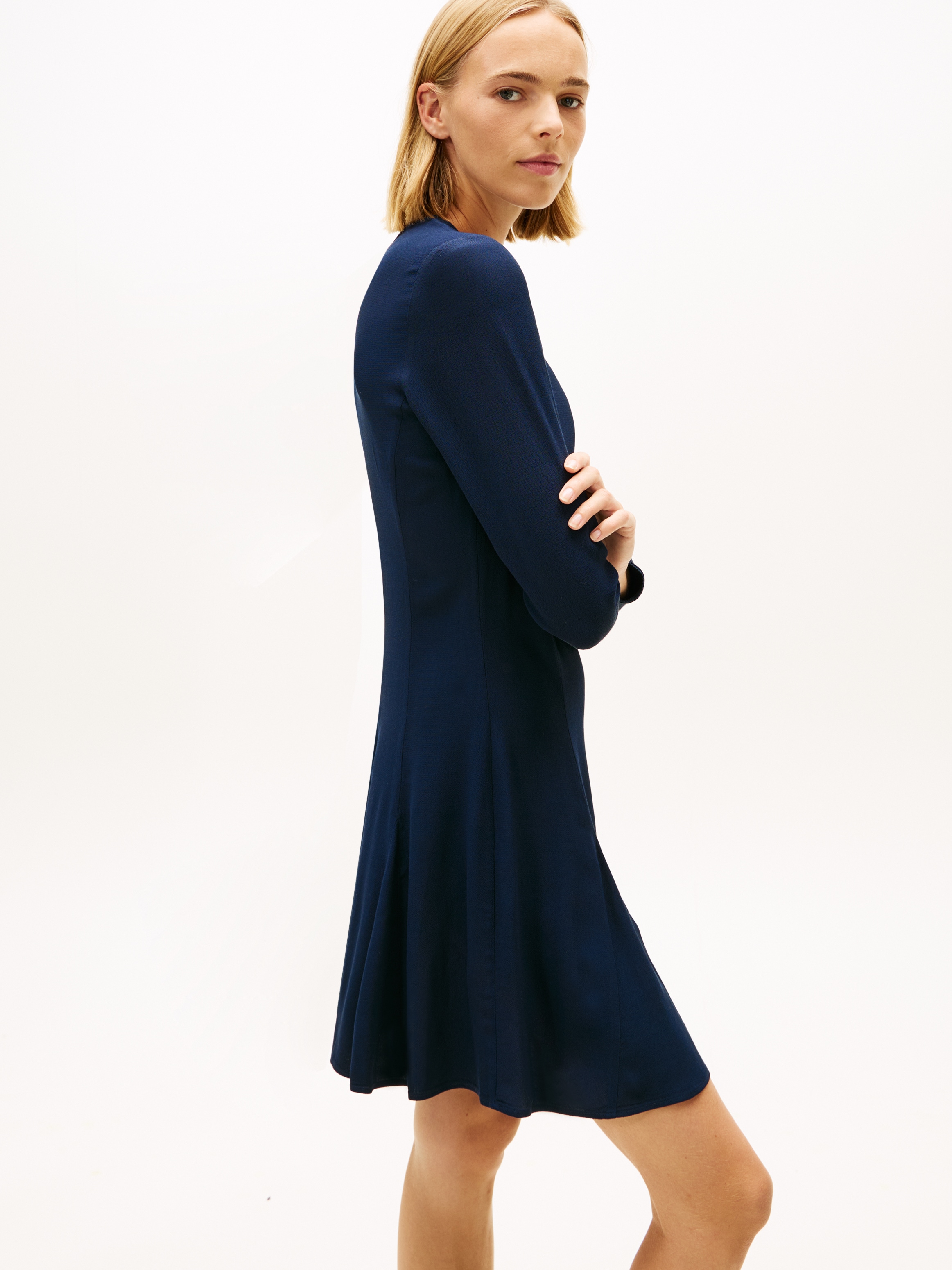 Tommy Jeans Minikleid »TJW MINI F&F LS DRESS«