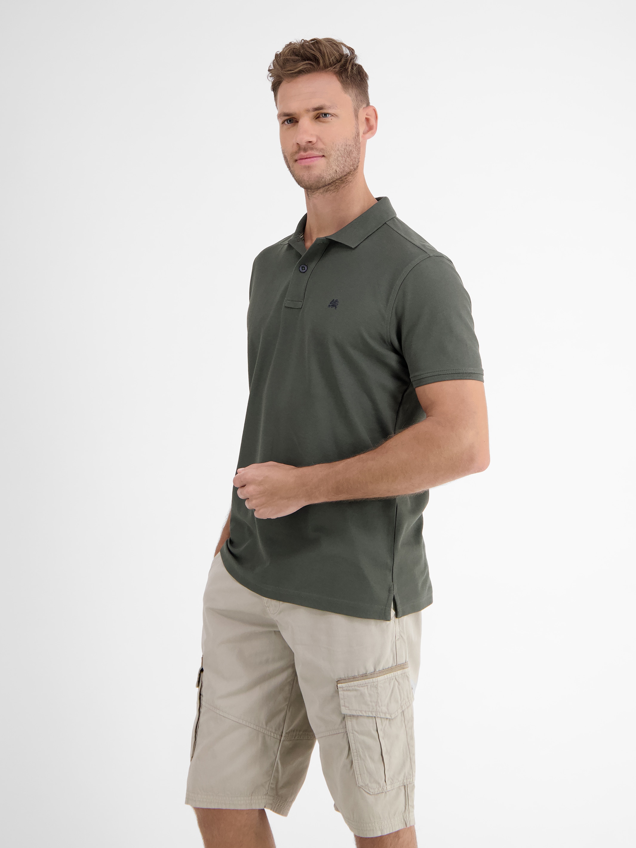 LERROS Poloshirt »Poloshirt mit COOL & DRY Funktion in Piqué-Qualität« Atmungsaktiver Baumwollmix, Feine Piqué-Qualität, Zeitloser Polo-Style
