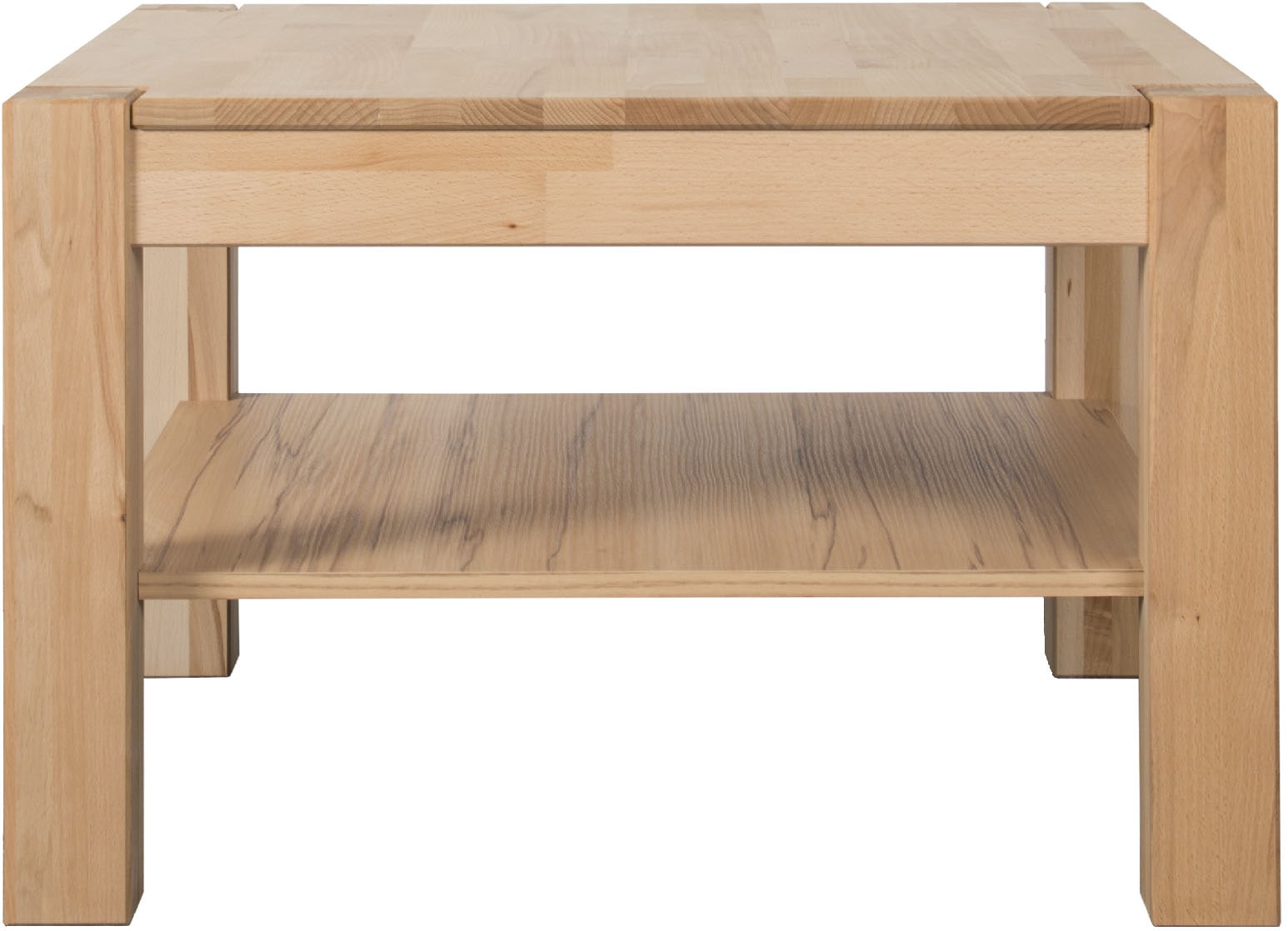 VOGL Möbelfabrik Couchtisch »Toronto«, in 2 Größe, mit Ablageboden, teilmassiv, Höhe 46 cm, Made in Germany