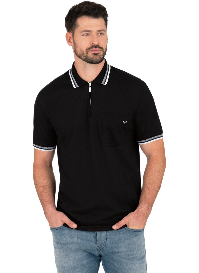 Poloshirt bei online mit Trigema OTTO Reißverschluss« »TRIGEMA Poloshirt shoppen