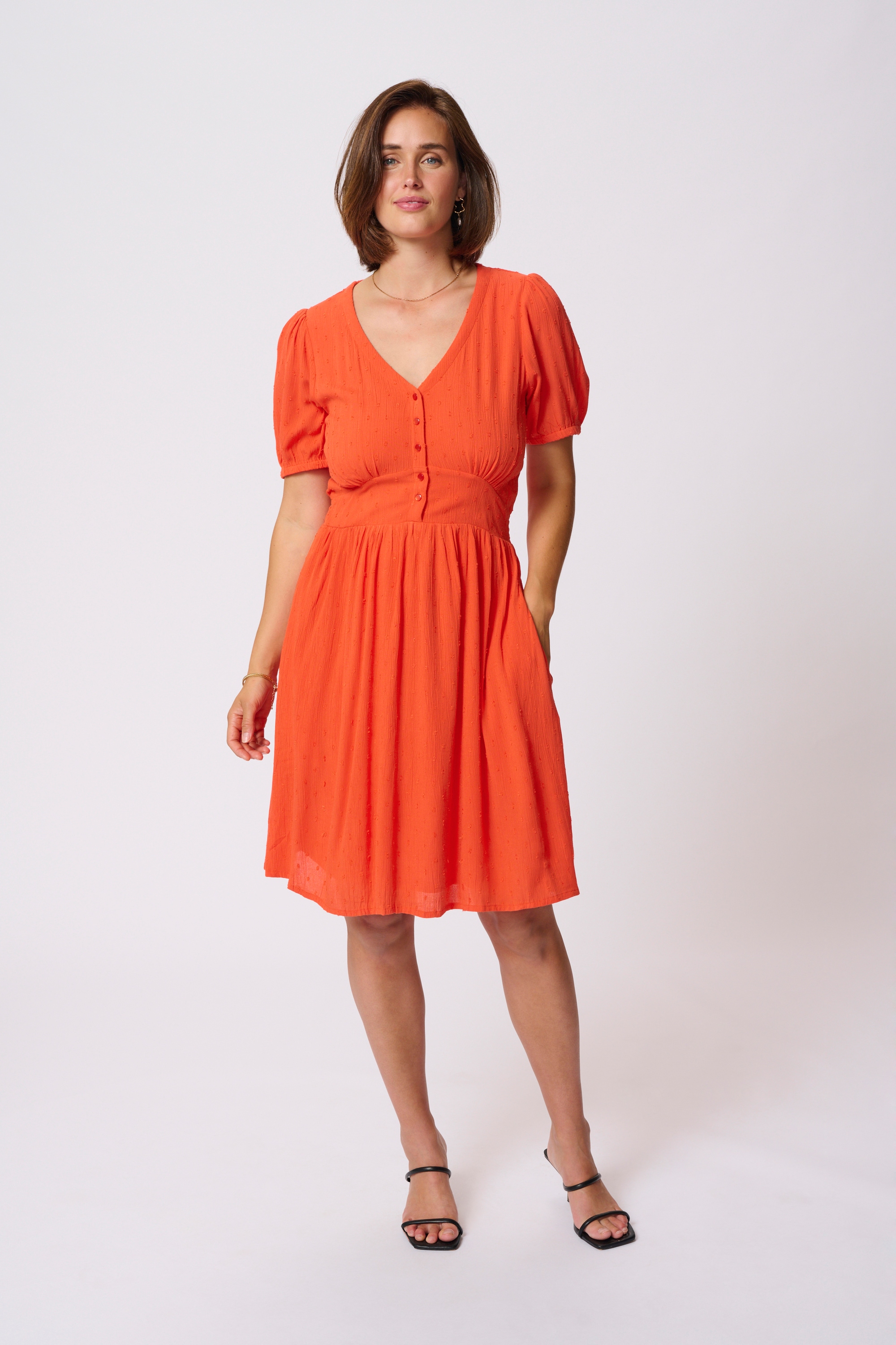 KAFFE Midikleid »Kleid KAronna«