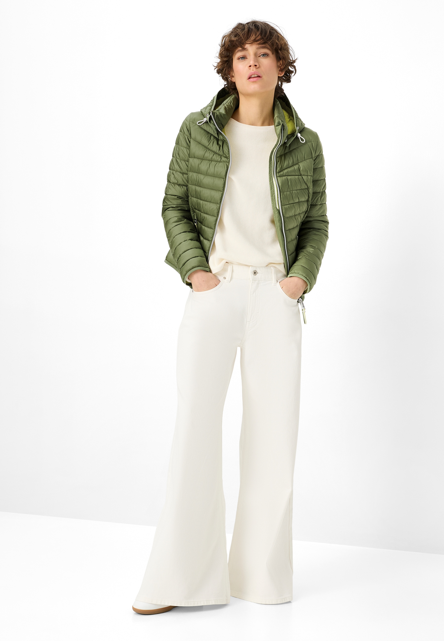 Fuchs Schmitt Steppjacke mit Kapuze abnehmbare Kapuze, Regular Fit, 2-Wegereißverschluss