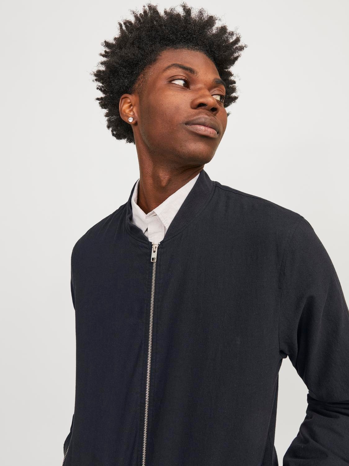 Jack & Jones Bomberjacke »JJESUMMER LINEN BOMBER SN«