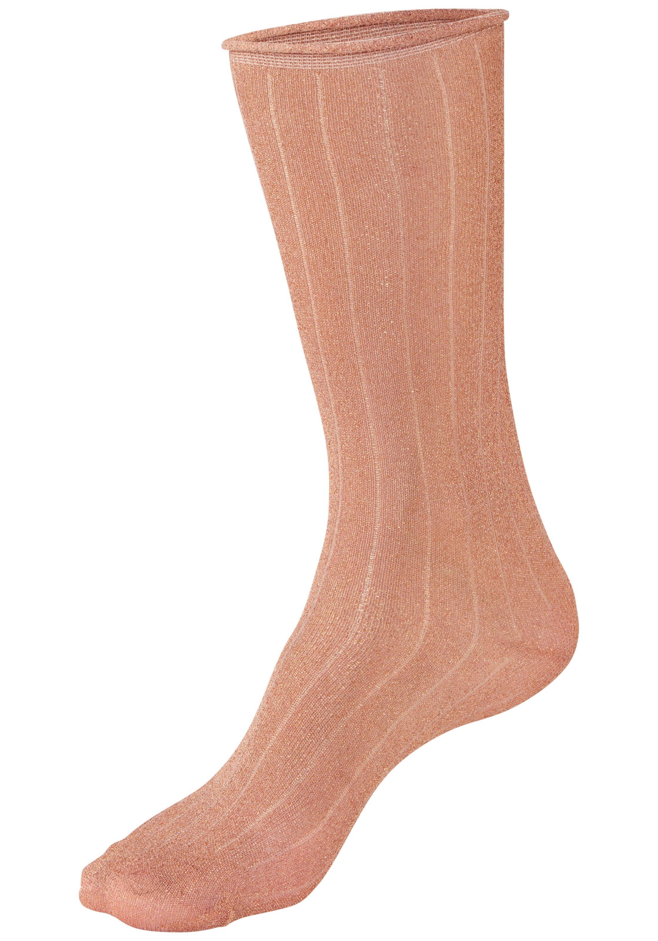 Copenhagen Studios Langsocken Packung, 2 Paar tlg. transparent und mit Glitzer