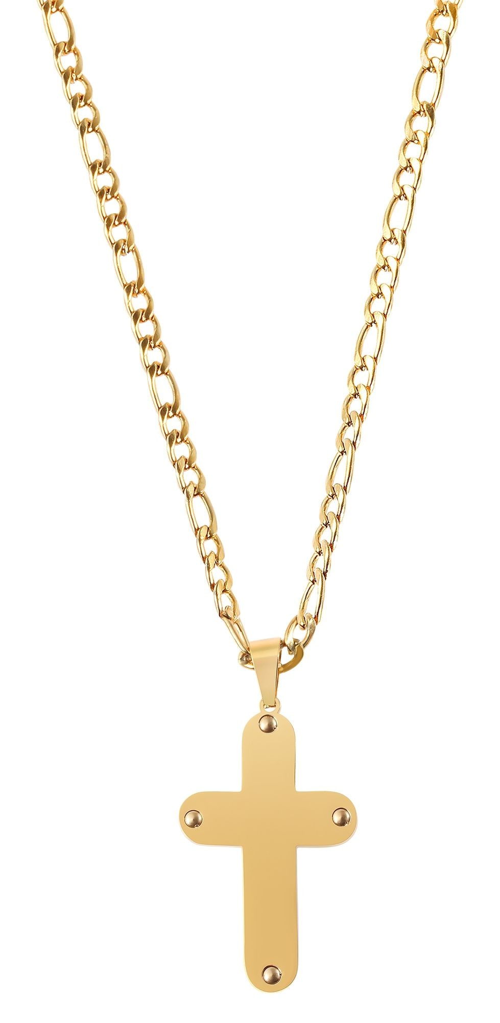 Adelia´s Kette ohne Anhänger »Unisex Halskette mit Anhänger ¿ Kreuz aus Edelstahl«