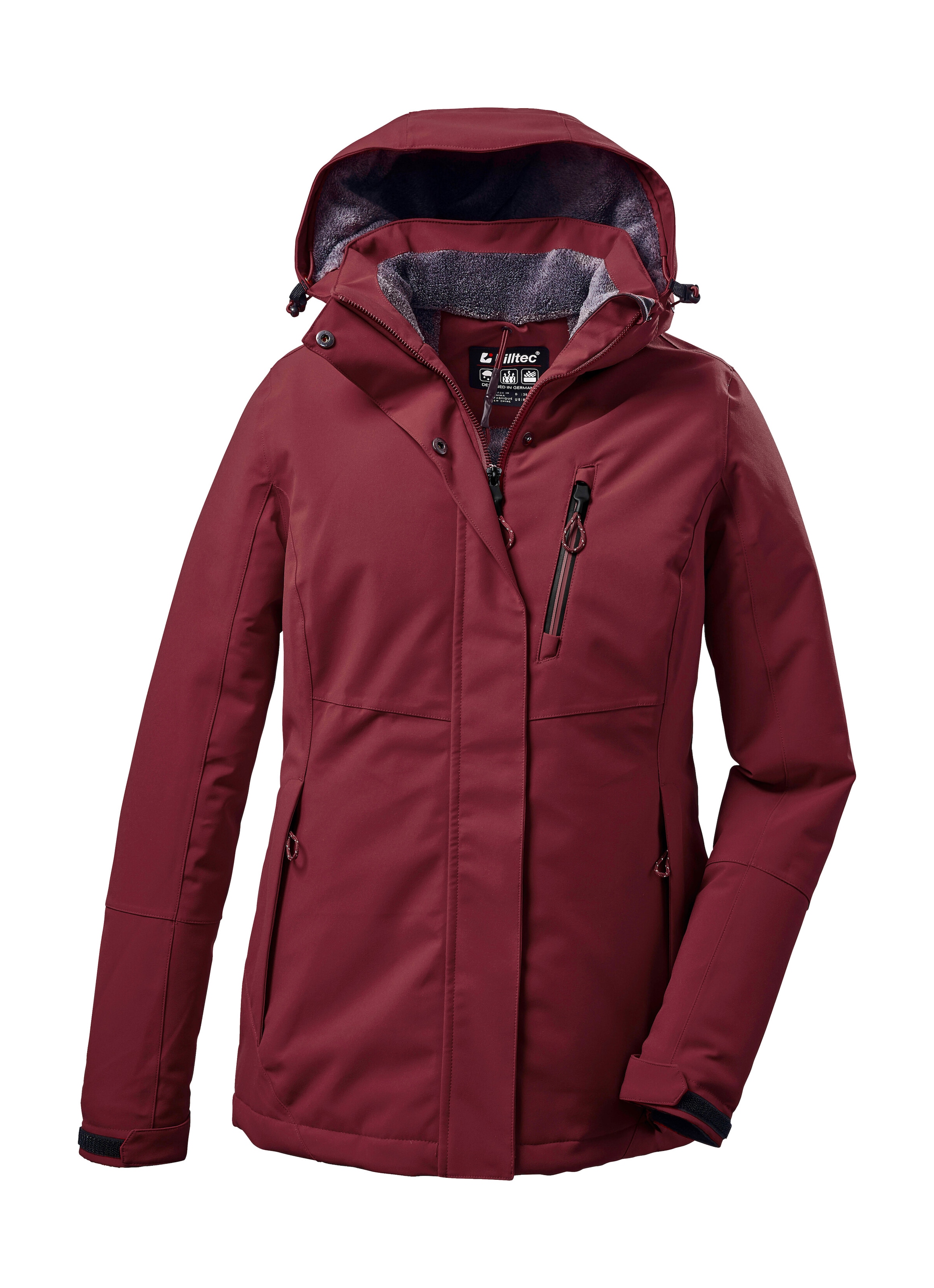 Killtec Outdoorjacke »KOW 140 WMN JCKT« Wasserdichte Damenjacke, atmungsaktiv, abnehmbare Kapuze