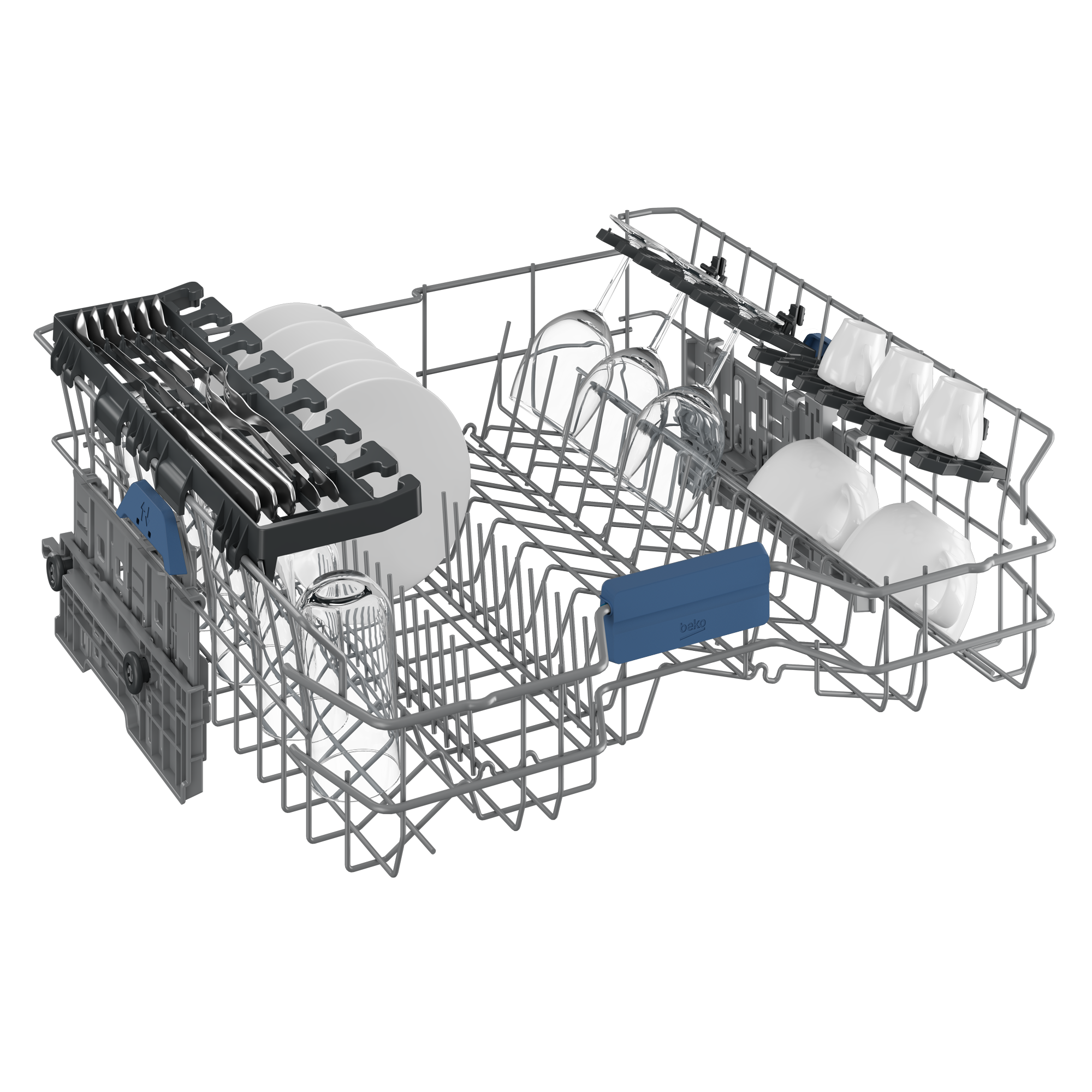 BEKO teilintegrierbarer Geschirrspüler »BDSN36451X« 9,5 l 14 tlg. Maßgedecke