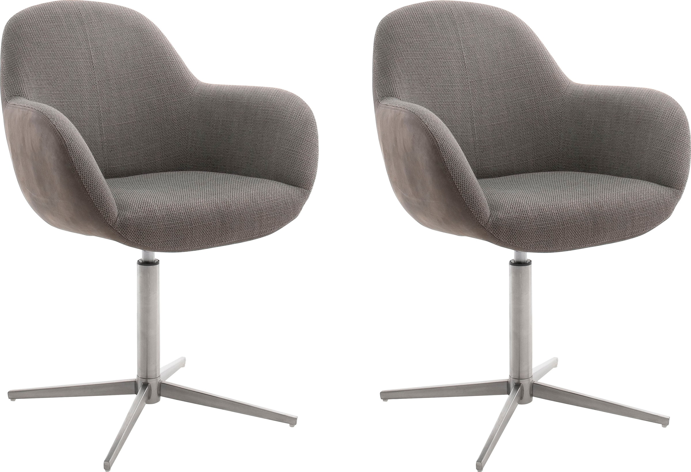 Nivellierung »Melrose«, St., 2 mit (Set), Stuhl Esszimmerstuhl 360°drehbar MCA online kaufen furniture