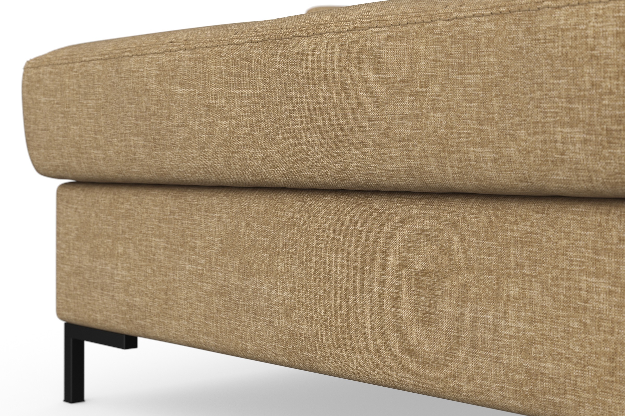 DOMO collection Ecksofa »Capelo, komfortabel, klare Linien zeichnen dieses Design aus, L-Form«, mit Armteilverstellung, wahlweise mit Bettfunktion, Federkern