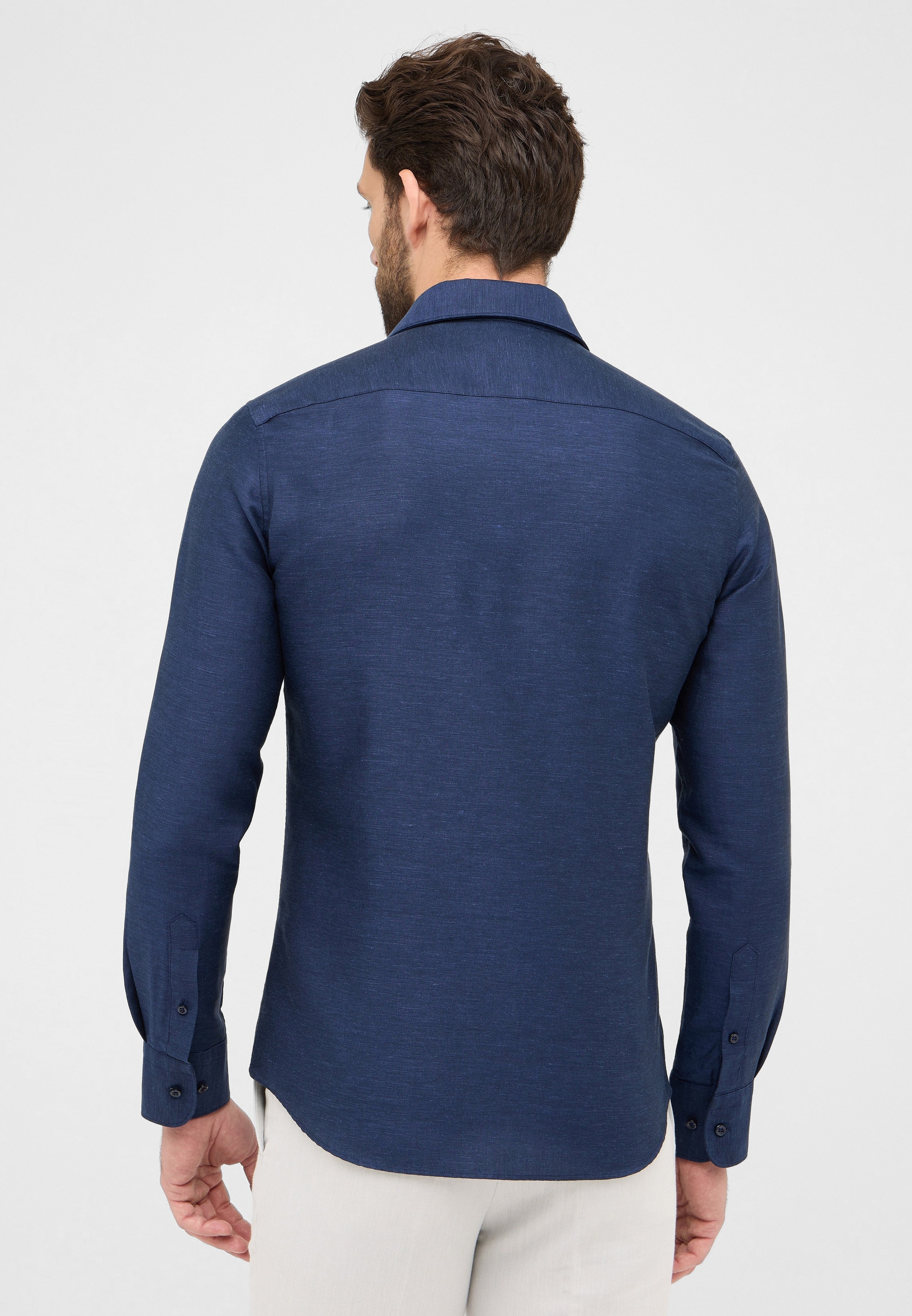 Eterna Langarmhemd »SLIM FIT«, EASY IRON (bügelleicht)