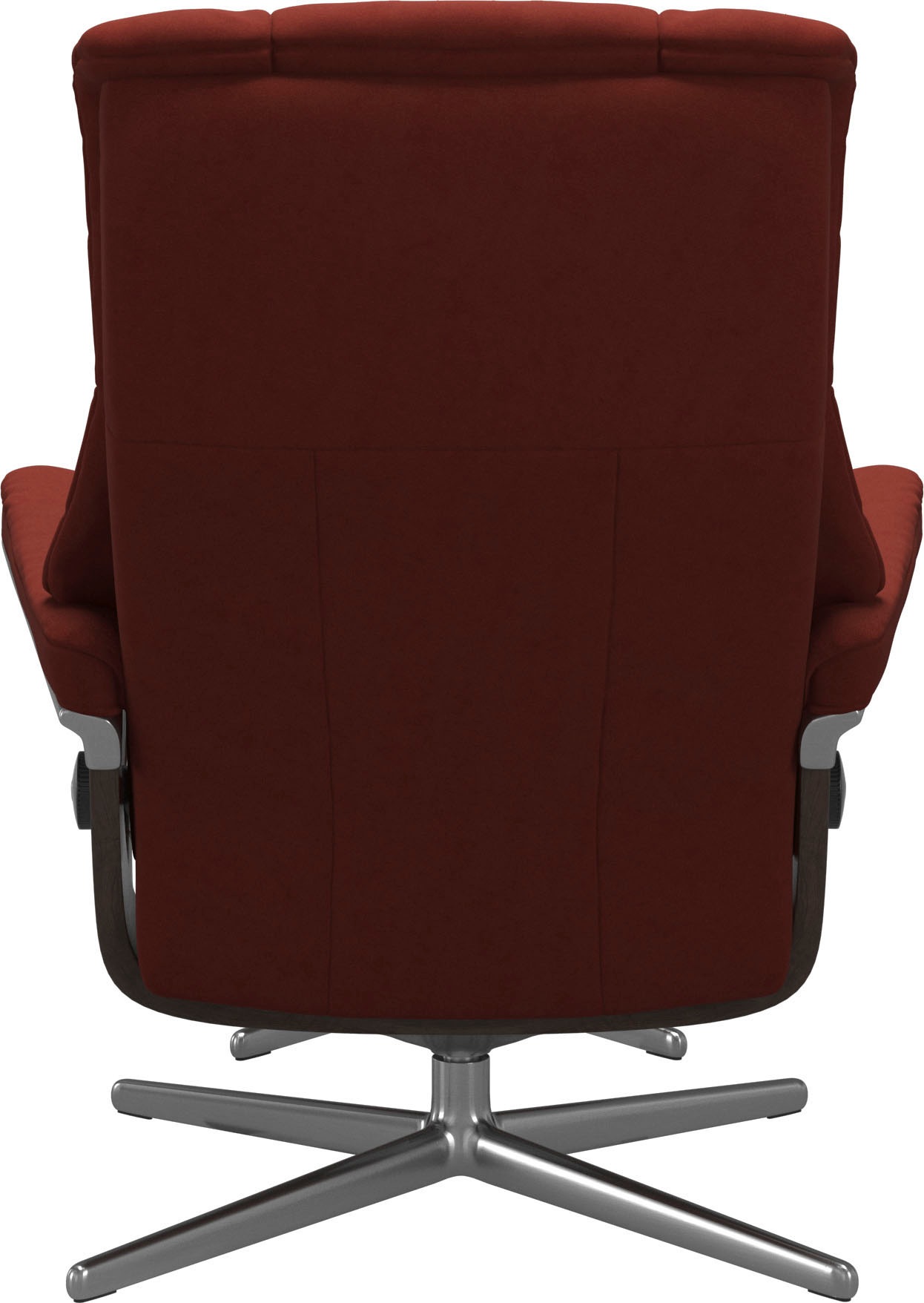 Stressless® Relaxsessel »Mayfair«, (Set, Relaxsessel mit Hocker), mit Hocker, mit Cross Base, Größe S, M & L, Holzakzent Wenge