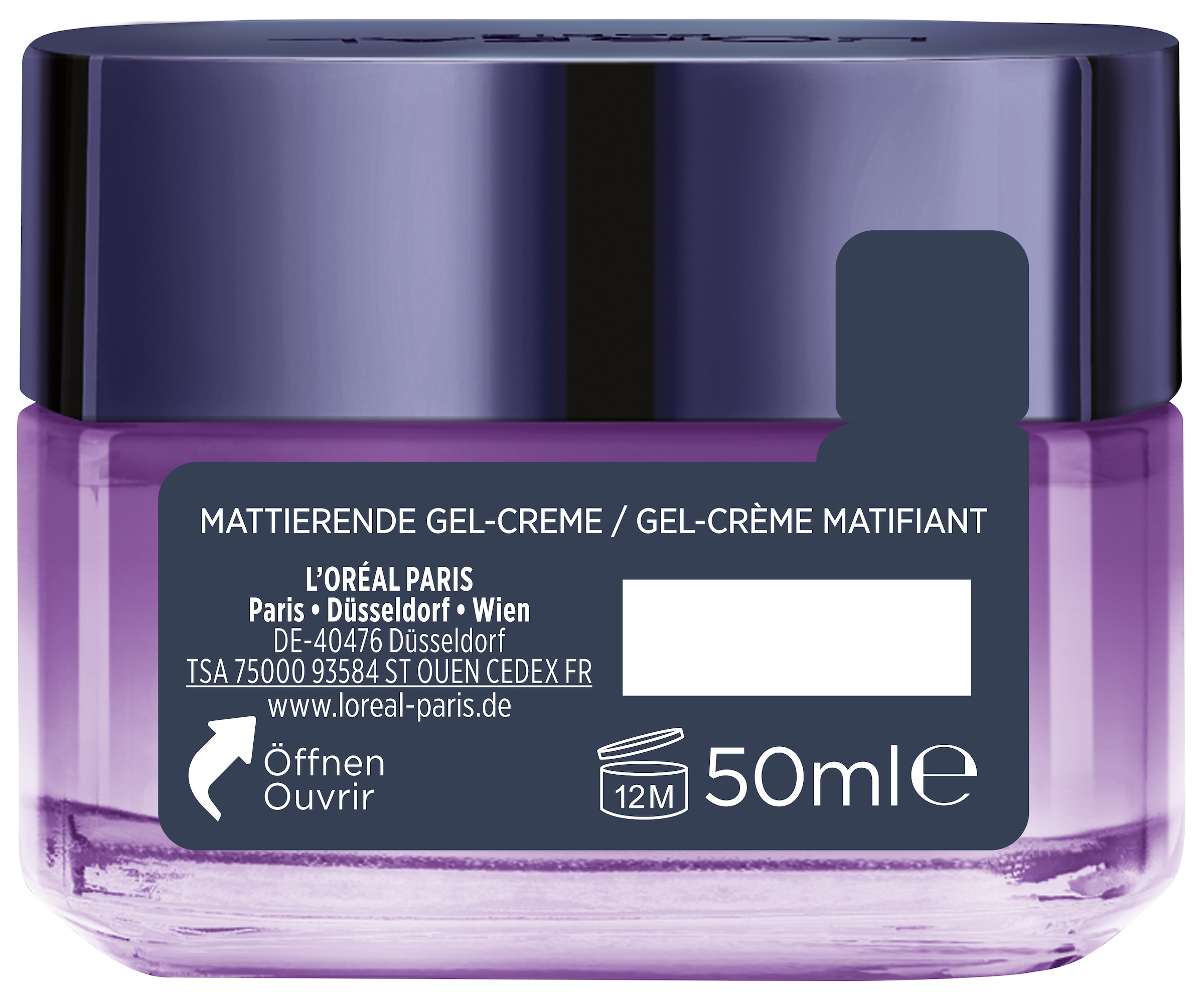 L'ORÉAL PARIS Gesichtsgel »REVITALIFT FILLER MATTIERENDE GEL-CREME OIL CONTROL« mildert erste Anzeichen von Hautalterung bei fettiger Haut.