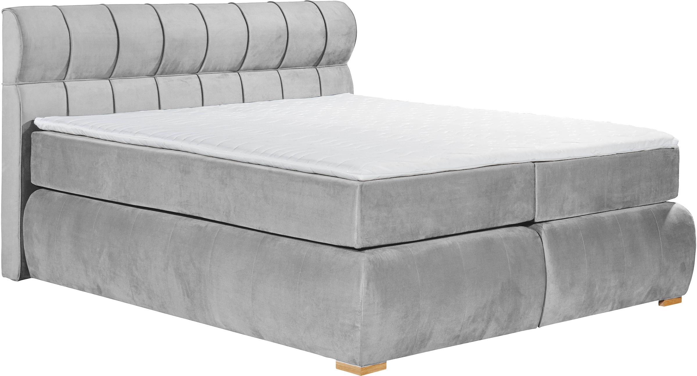 Places of Style Boxspringbett »Felicia«, in H4, inkl. Topper und Bettkasten
