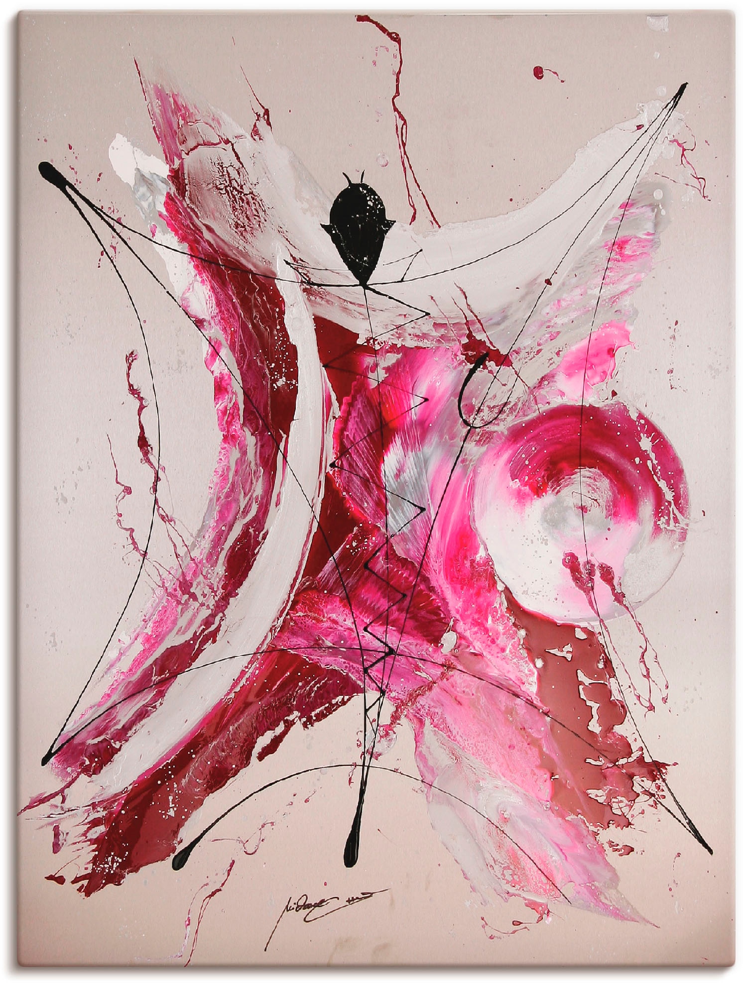 Artland Wandbild »Mephisto I«, Gegenstandslos, (1 St.), als Leinwandbild, Poster in verschied. Größen