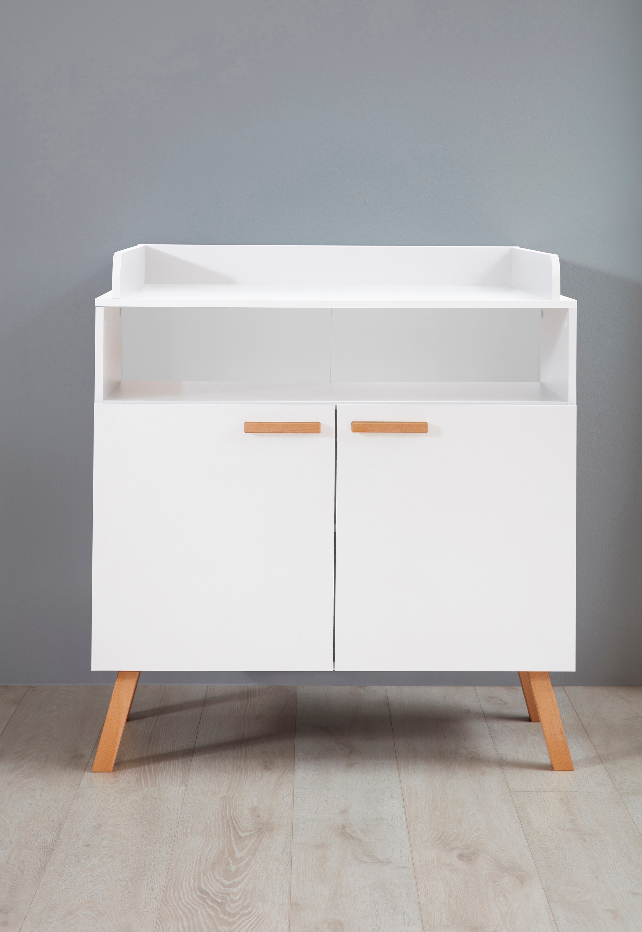 trendteam Babymöbel-Set »Mats«, (Set, 3 tlg., Bett, Wickelkommode, Schrank)