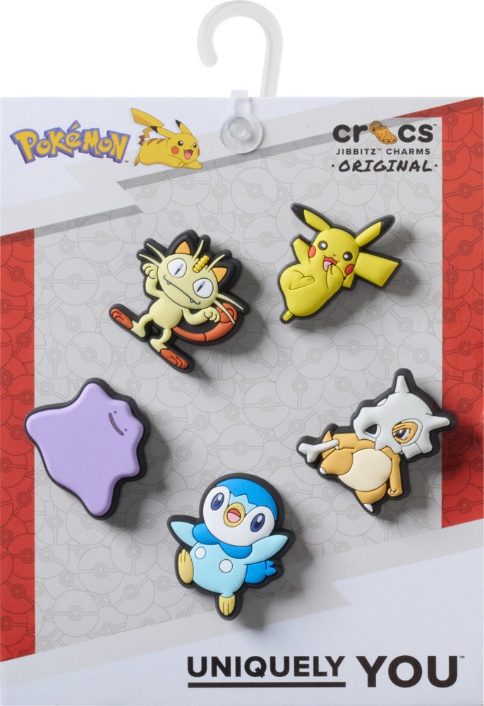 Crocs Schuhanstecker »Jibbitz™ Pokemon Variety« Set, Kein Spielzeug. Nicht für Kinder unter 3 Jahren geeignet, 5 Stk. , Charm, Anstecker für Crocs Schuhe