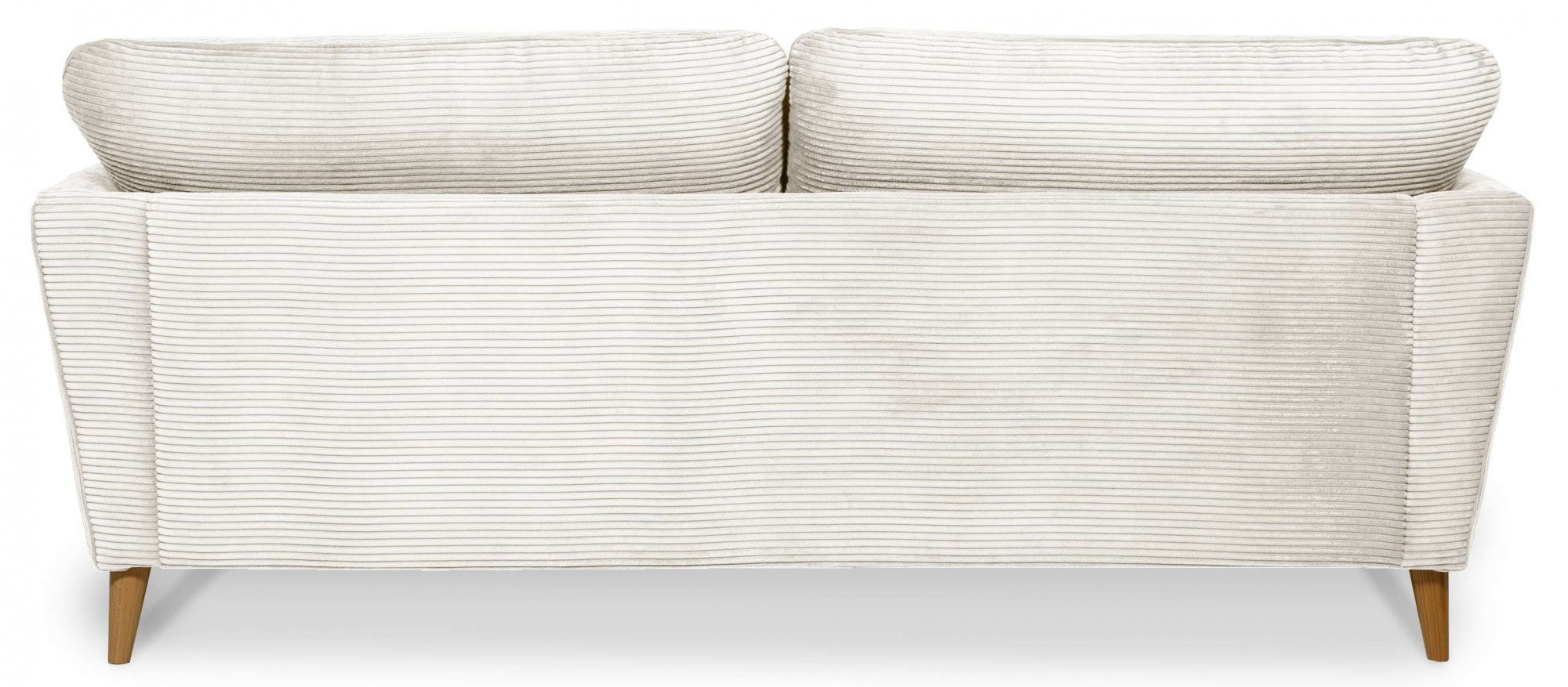 Home affaire 3-Sitzer »MARSEILLE 3er Sofa 206 cm, Cord, Flachgewebe, Struktur, Webstoff«, Massivholzbeine Eiche, Landhausstil, Wellenunterfederung