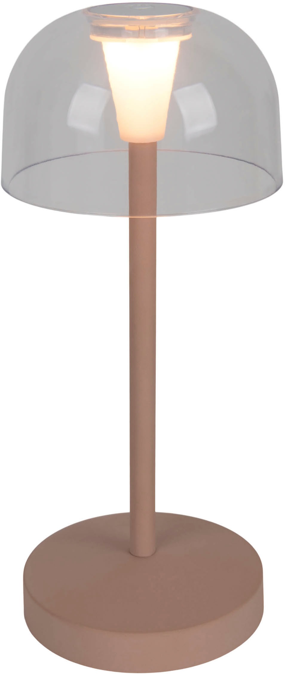 näve LED Tischleuchte »Gomba 18,5 cm«, 2er-Set, Leuchtmittel LED-Modul | LED fest integriert, über USB-Kabel aufladbar, Memoryfunktion, stufenlos dimmbar