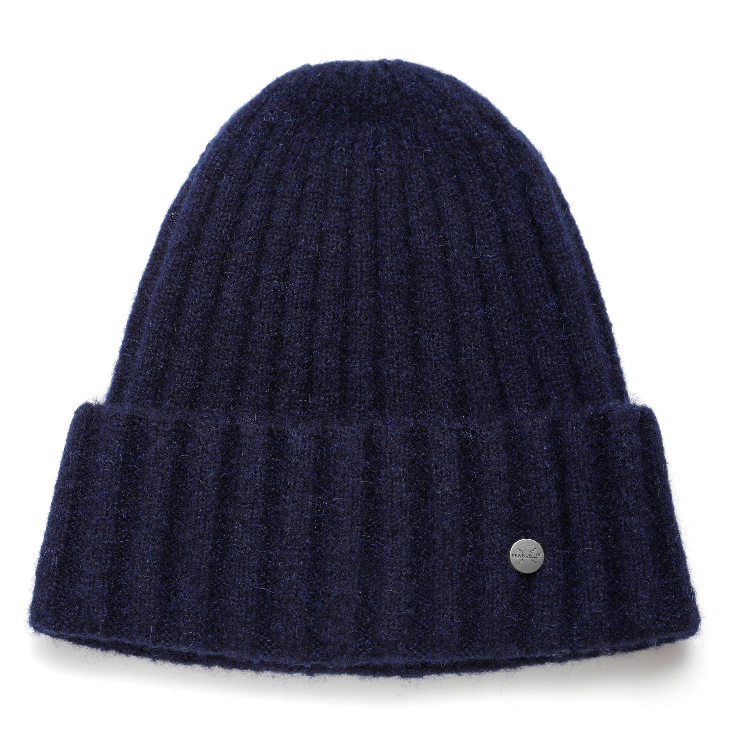 PEARLWOOD Strickmütze »JANNE« in breiten Rippen gestrickt, breiter Umschlag, wärmend, Wollanteil