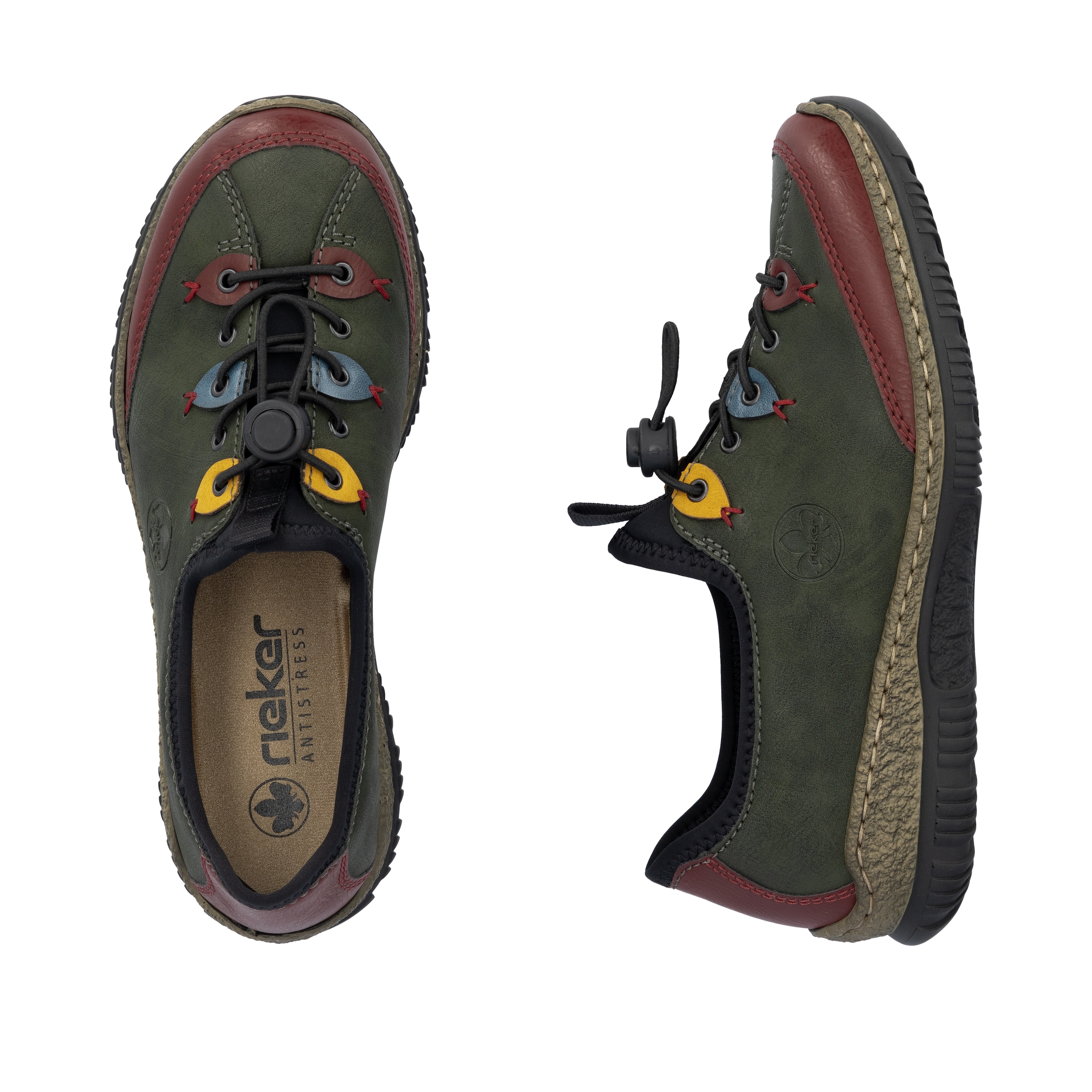 Rieker Slip-On Sneaker  Slipper, Schlupfschuh mit sportlichem Schnellverschluß