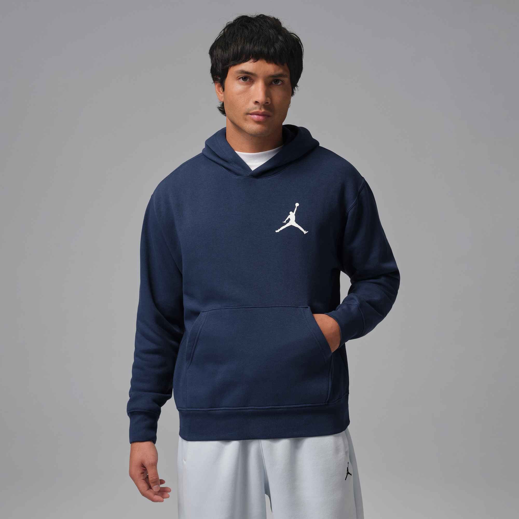 Jordan Kapuzensweatshirt »M J JUMPMAN FLC PO 2«, mit Rundhalsausschnitt, atmungsaktives Material, normale Schnittform
