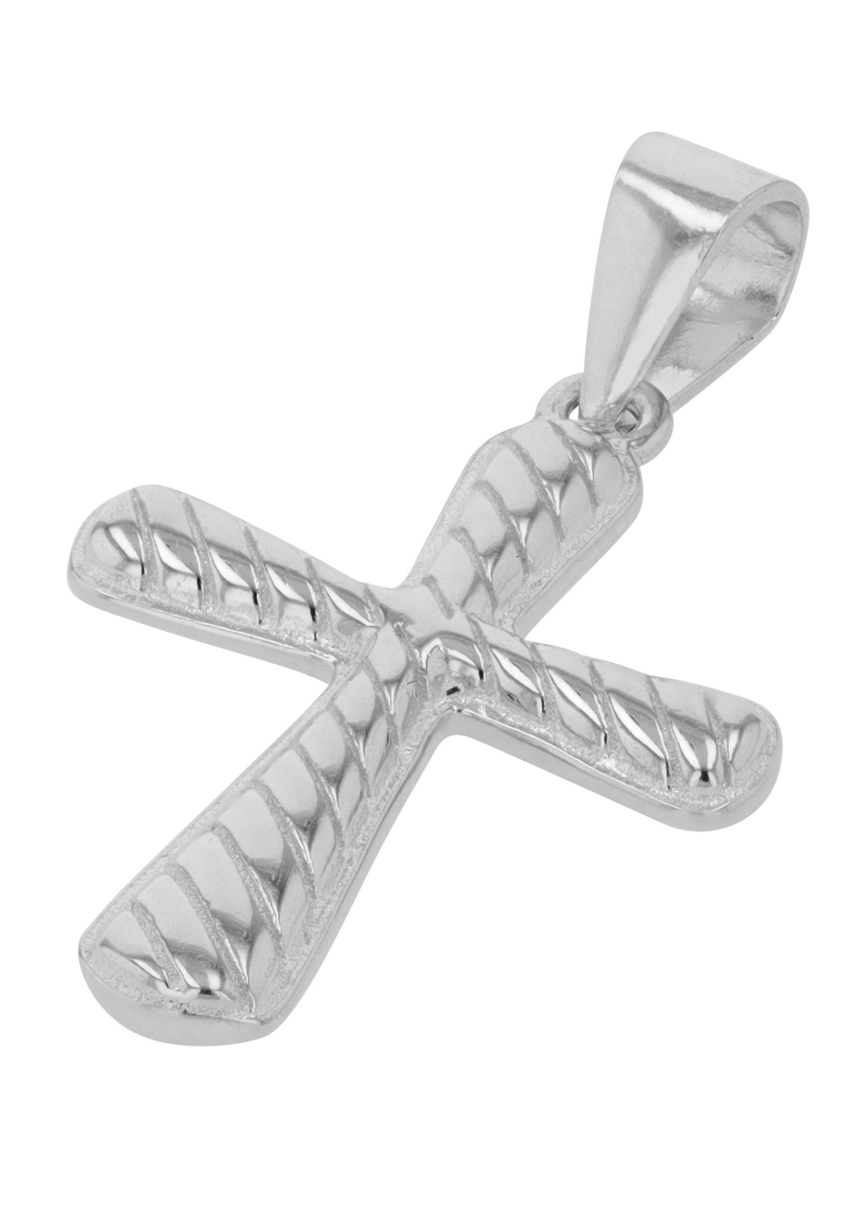 AKZENT Kreuzanhänger »"Tyrian" aus 925 Sterlingsilber, rhodiniert, langlebig«