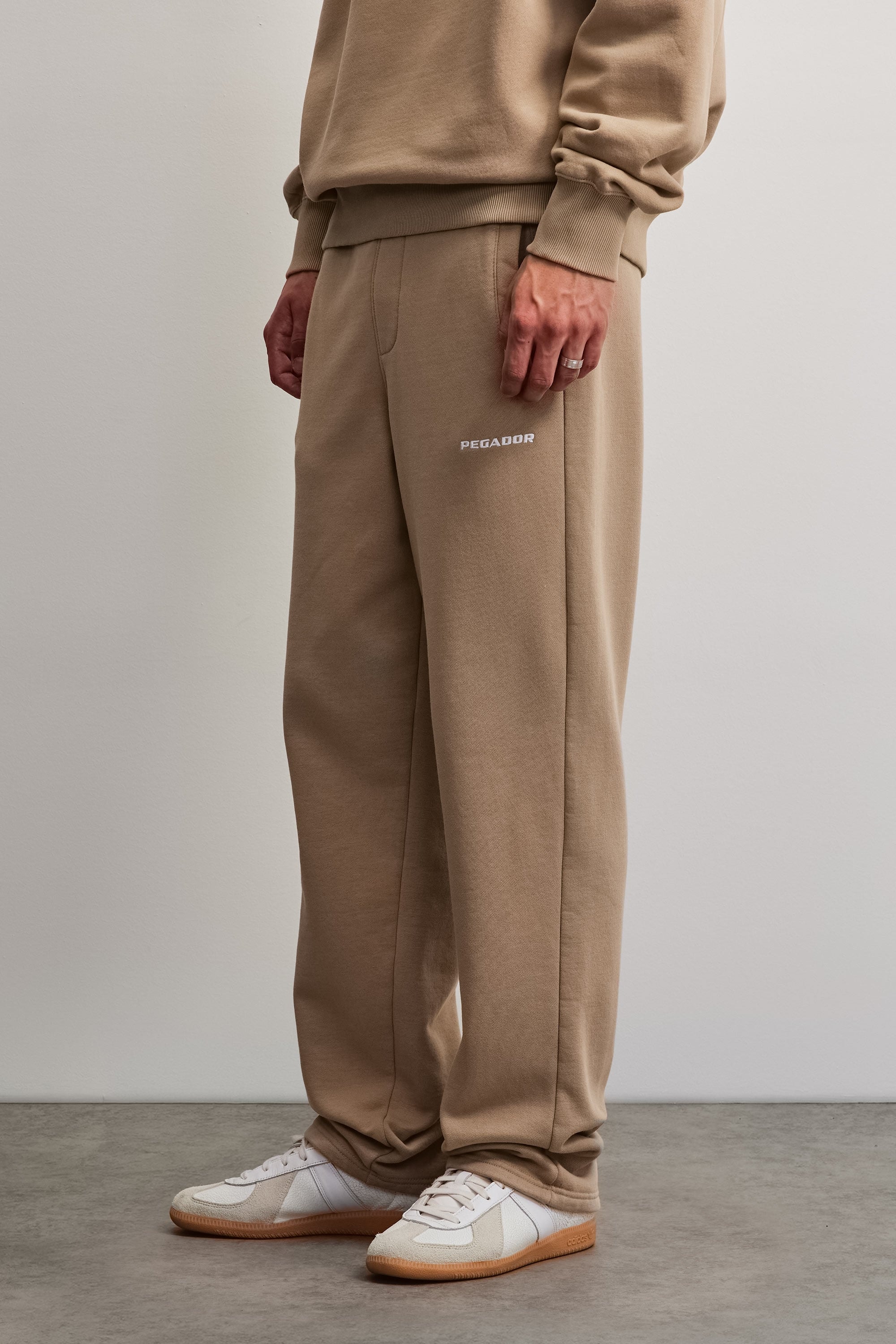 PEGADOR Sweathose »Logo Wide Sweat Pants«  Baumwollmischung, weit