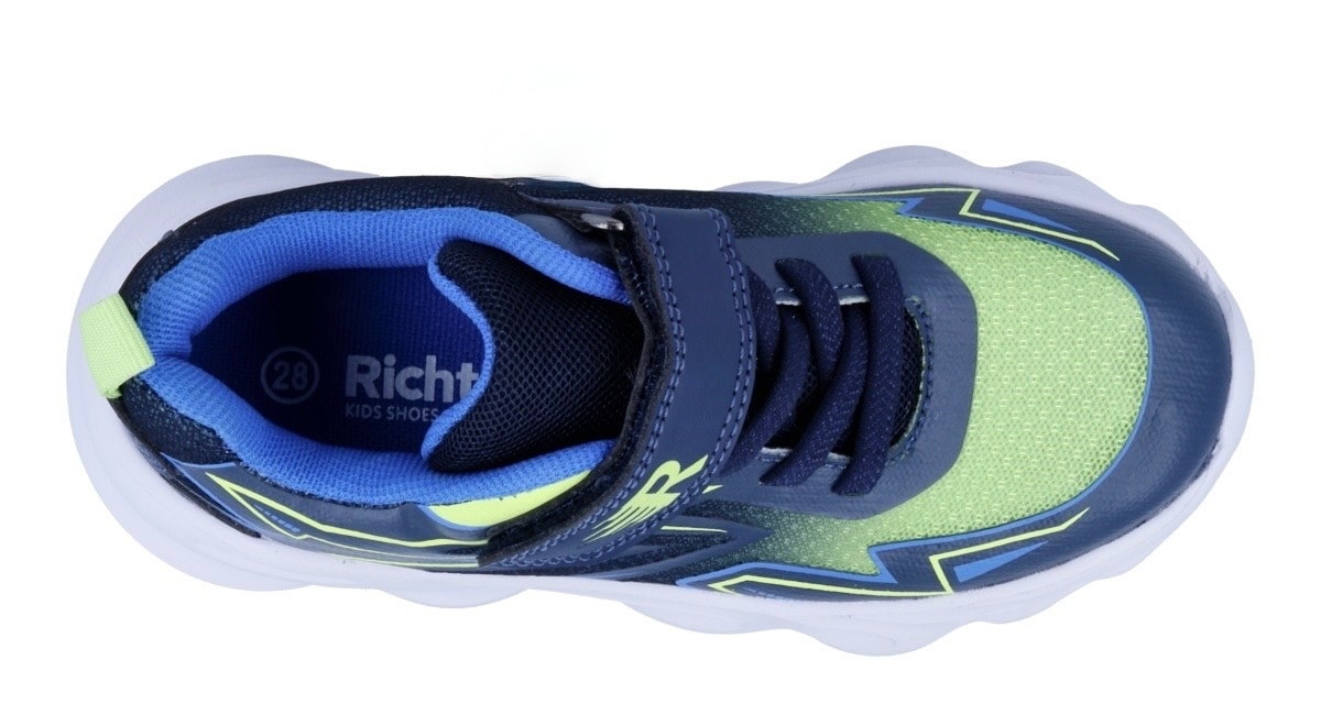Richter Slip-On Sneaker »Maris (Blinki)«  Klettschuh mit Blinkfunktion, Größenschablone zum Download, mit WMS
