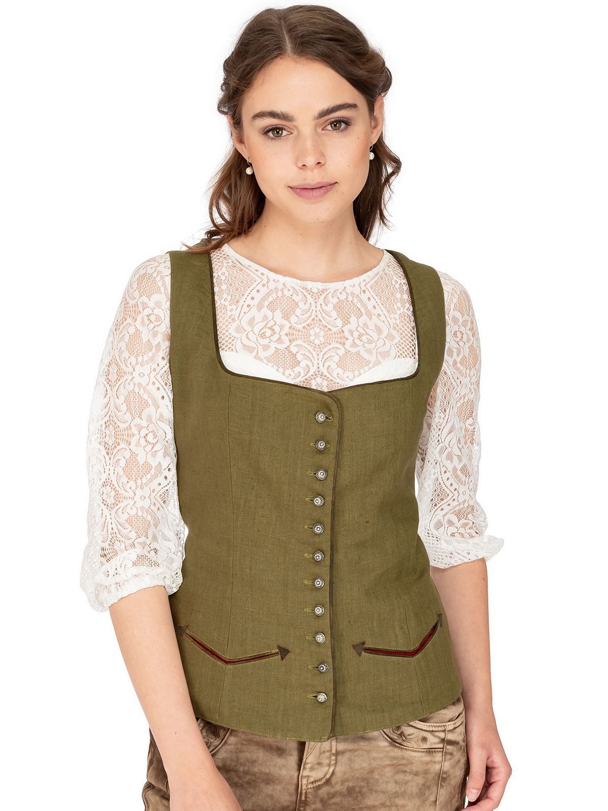 Almsach Trachtenbluse »Mieder CLARA2«