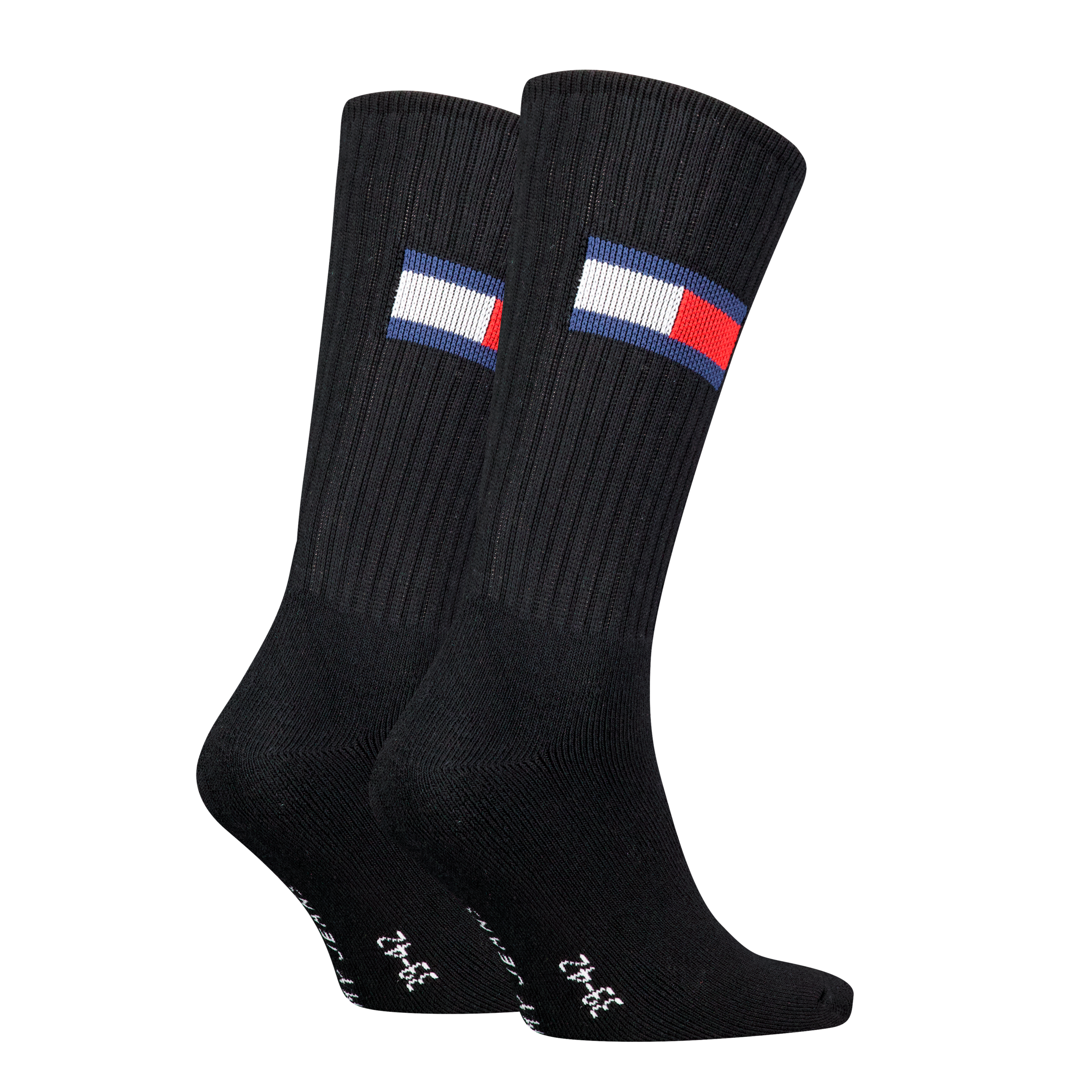 Tommy Hilfiger Socken »TH UNI TJ SOCK 2P FLAG«, (2 Paar, 2 Paar), mit großem Logo