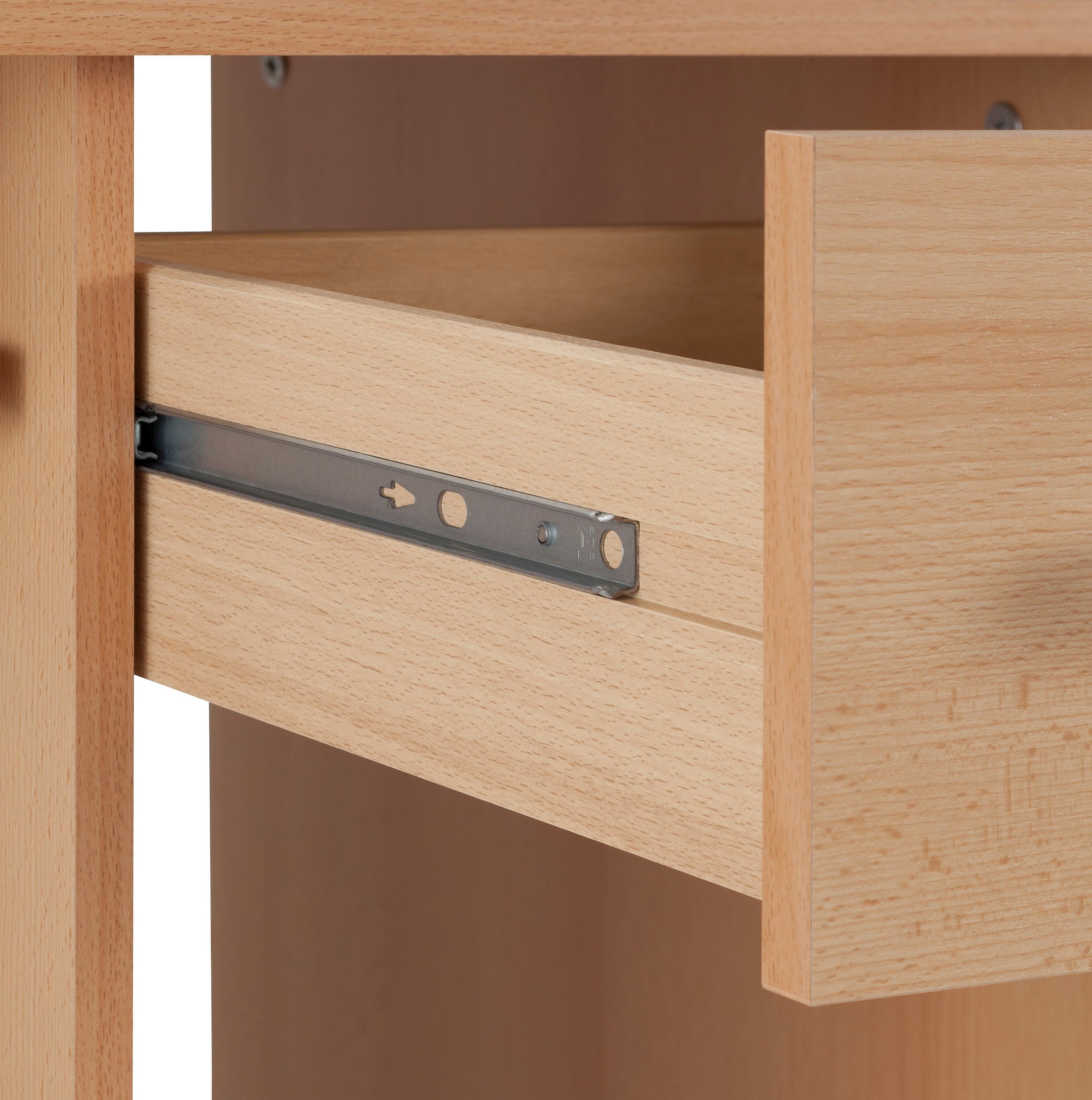 VOGL Möbelfabrik Schreibtisch »Don«, mit Tastatur- & Druckerauszug, Breite 137,5 cm, Made in Germany