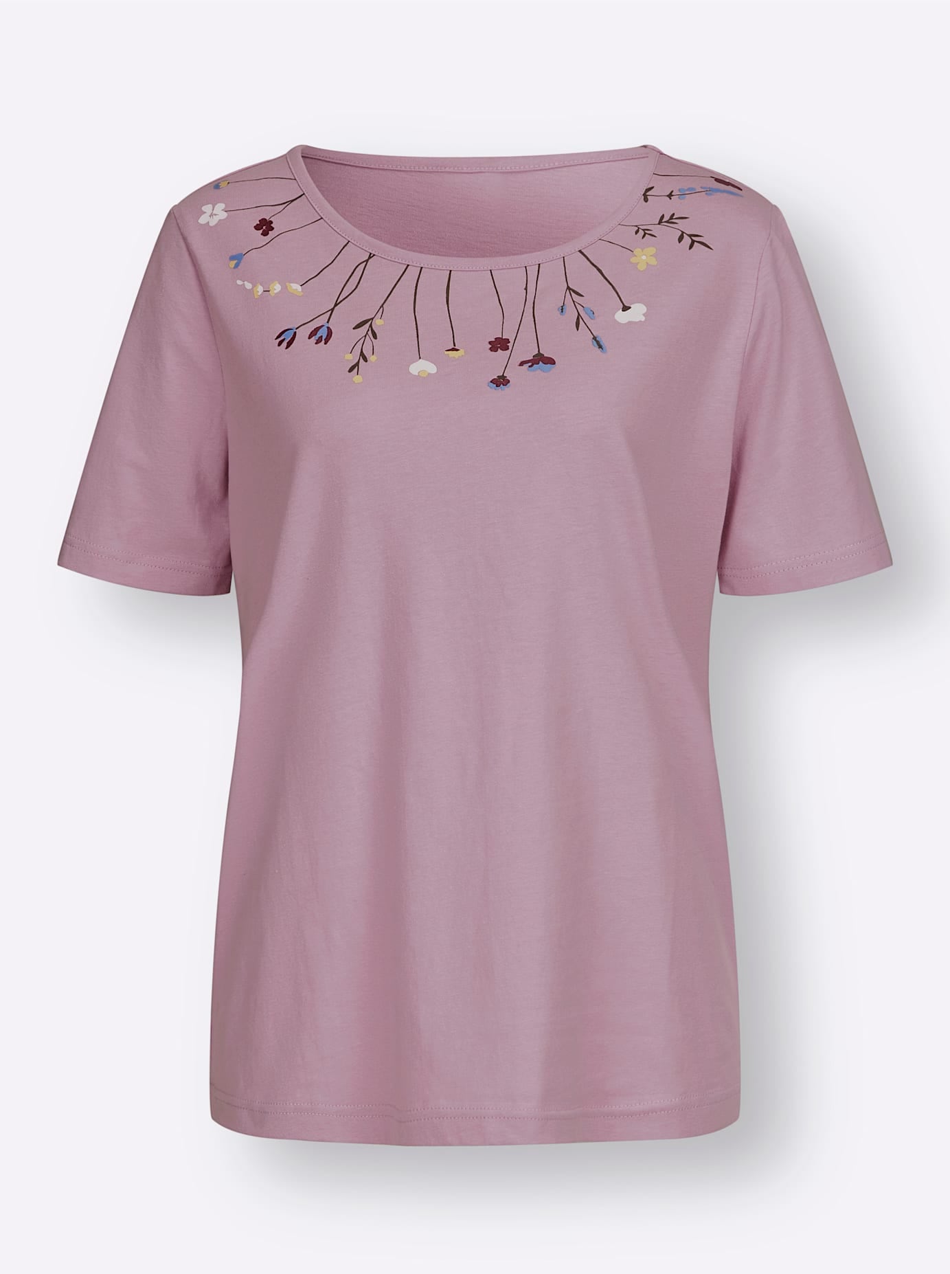 Classic Basics Kurzarmshirt »Rundhals-Shirt«, (1 tlg.)