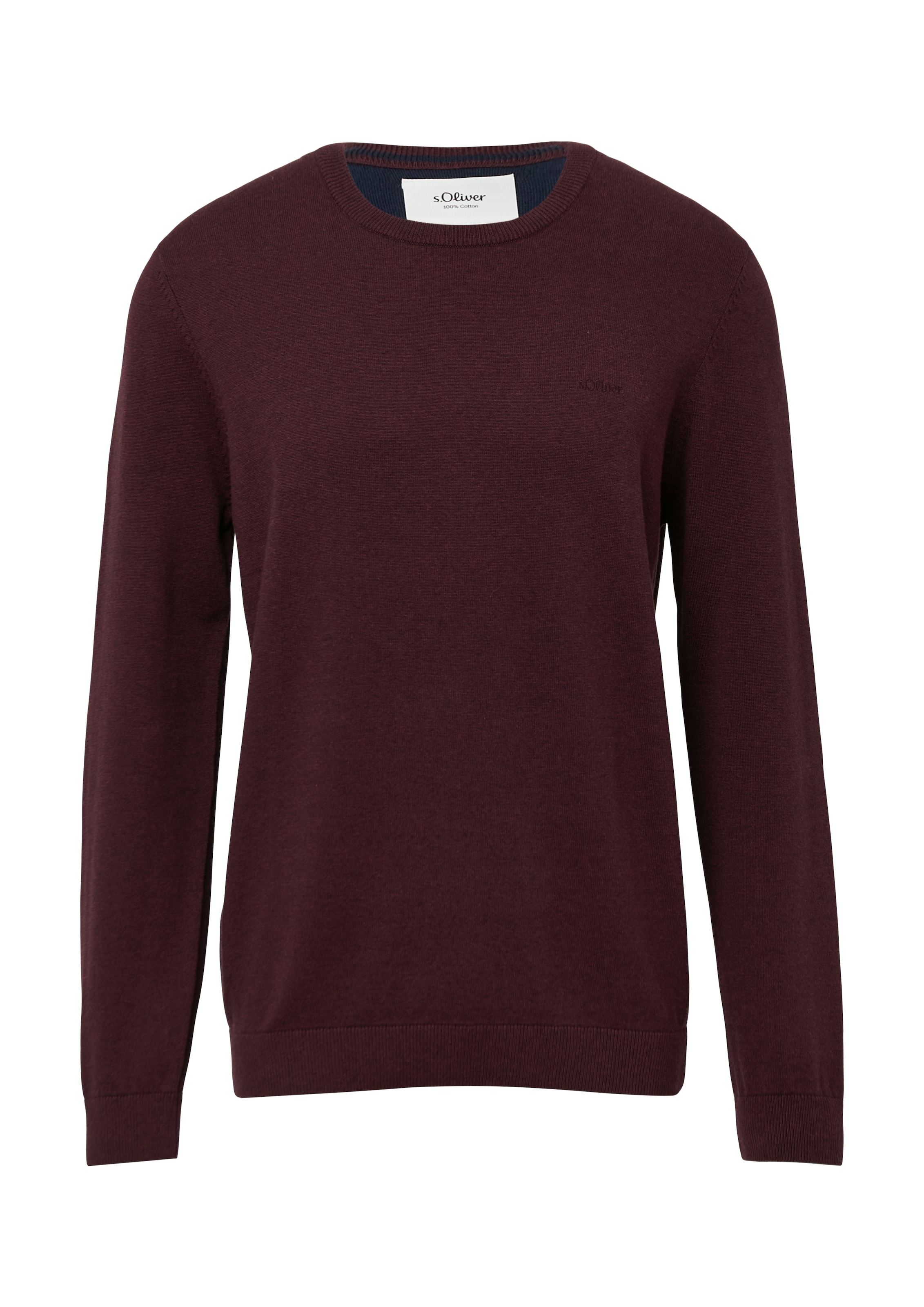 s.Oliver Strickpullover, mit Logostickerei