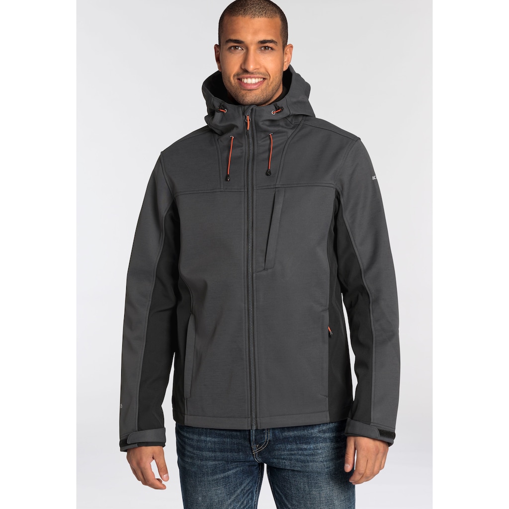 Icepeak Softshelljacke »ICEPEAK BAZINE«, mit Kapuze