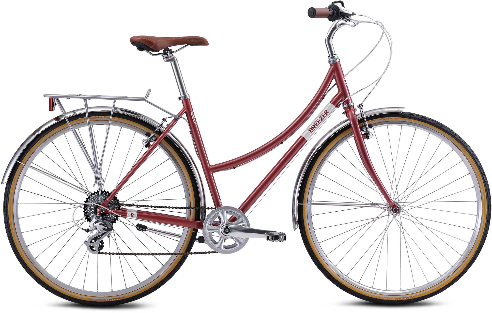 BREEZER Bikes Trekkingrad »DOWNTOWN EX ST«, 8 Gang, Shimano, Altus Schaltwerk, Kettenschaltung